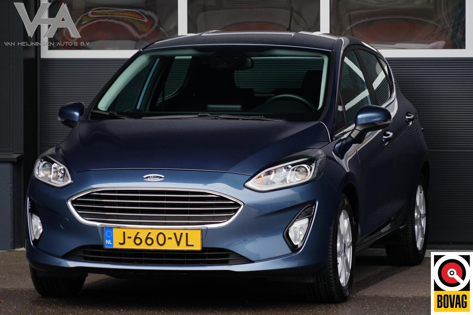 Ford Fiesta 1.0 EcoBoost Hybrid Titanium, NL, CarPlay, cruise 2020 - voorkant