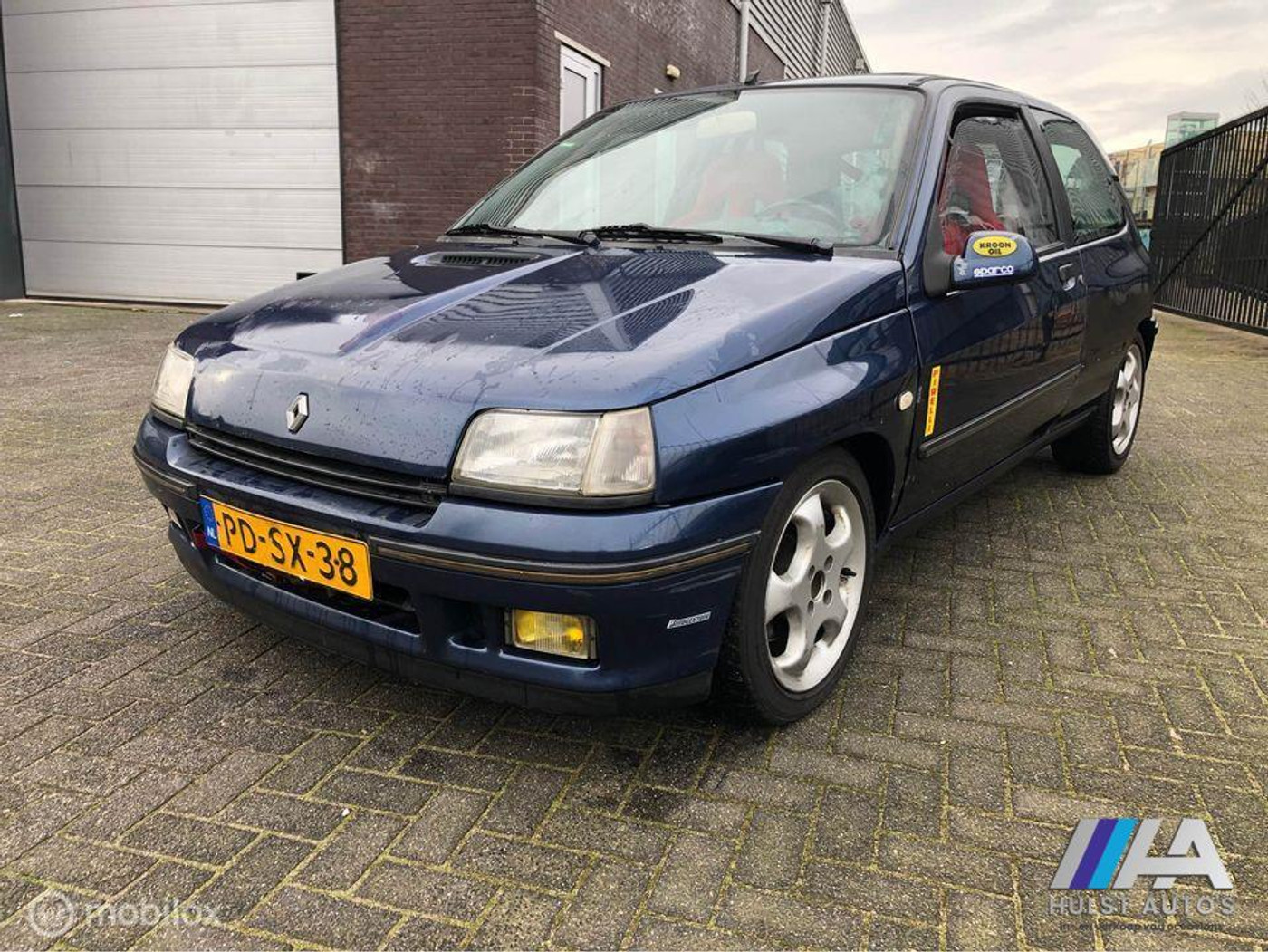 Renault Clio 1.8-16V | 1991 | Schuifdak | Trackday met rolkooi en slicks 1991 - voorkant