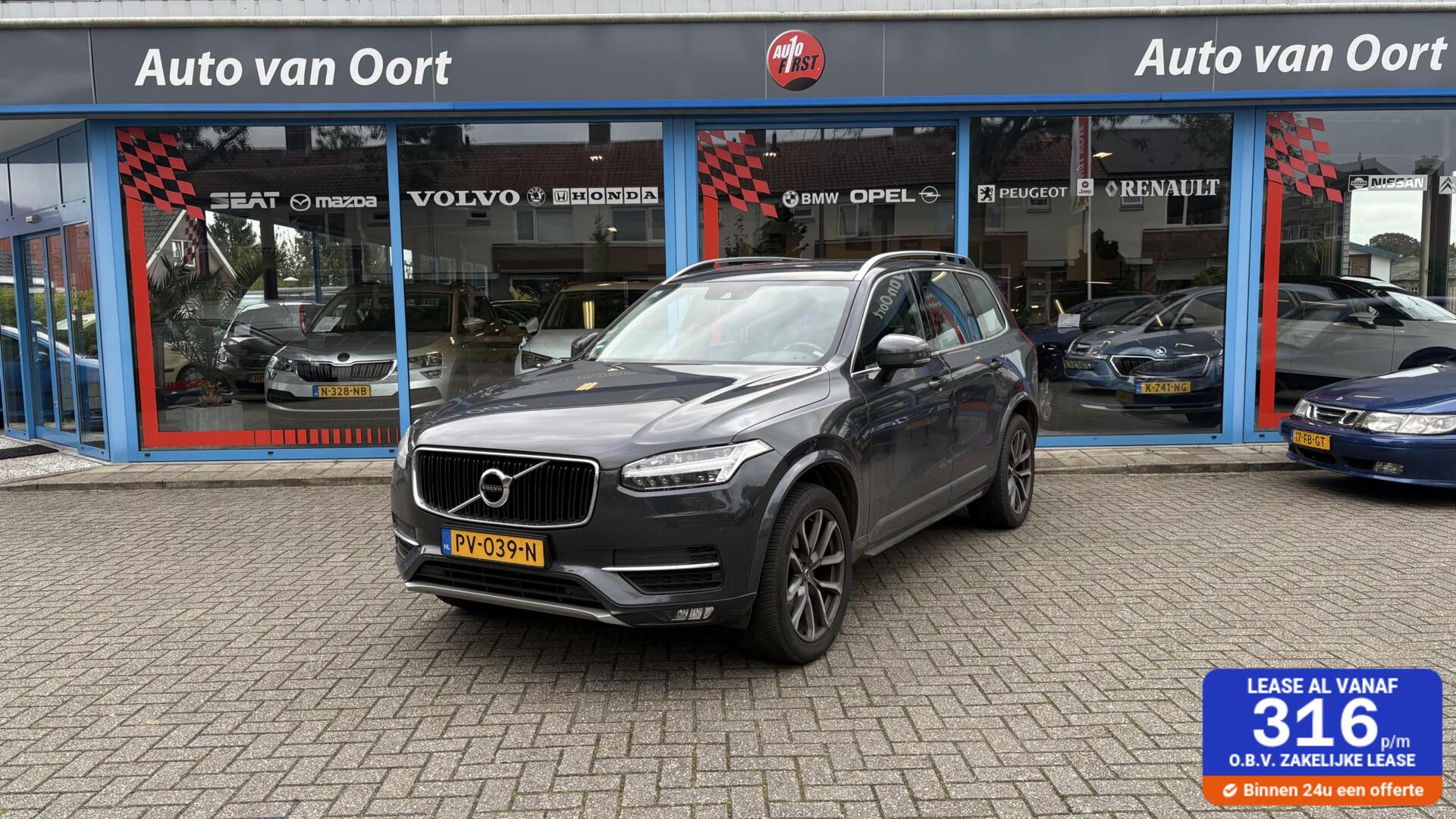 Volvo Xc90 2.0 D4 90th Anniversary Edition 7 Pers.  TREKHAAK, 2017 - voorkant