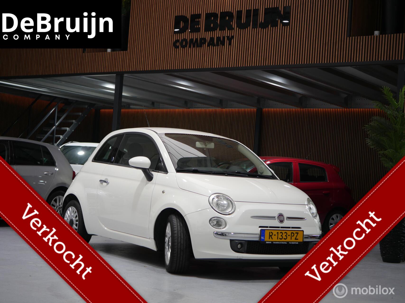Fiat Fiat 500 1.2 Lounge - PUR-O2 2009 - voorkant