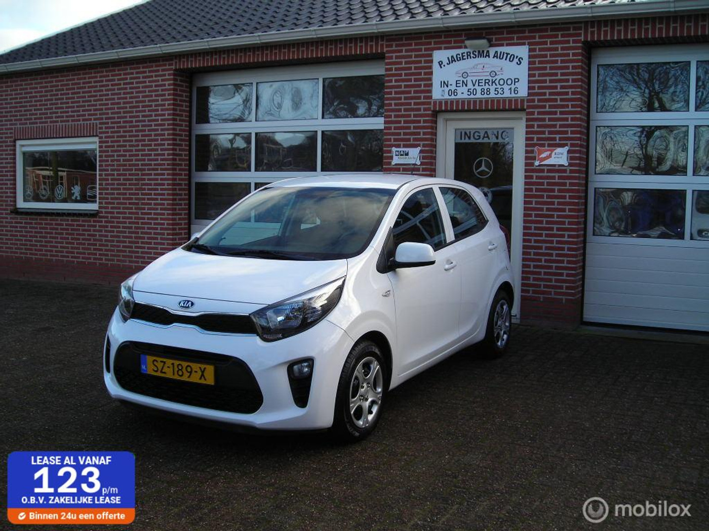 Kia Picanto 1.0 CVVT EconomyPlusLine 2018 - voorkant