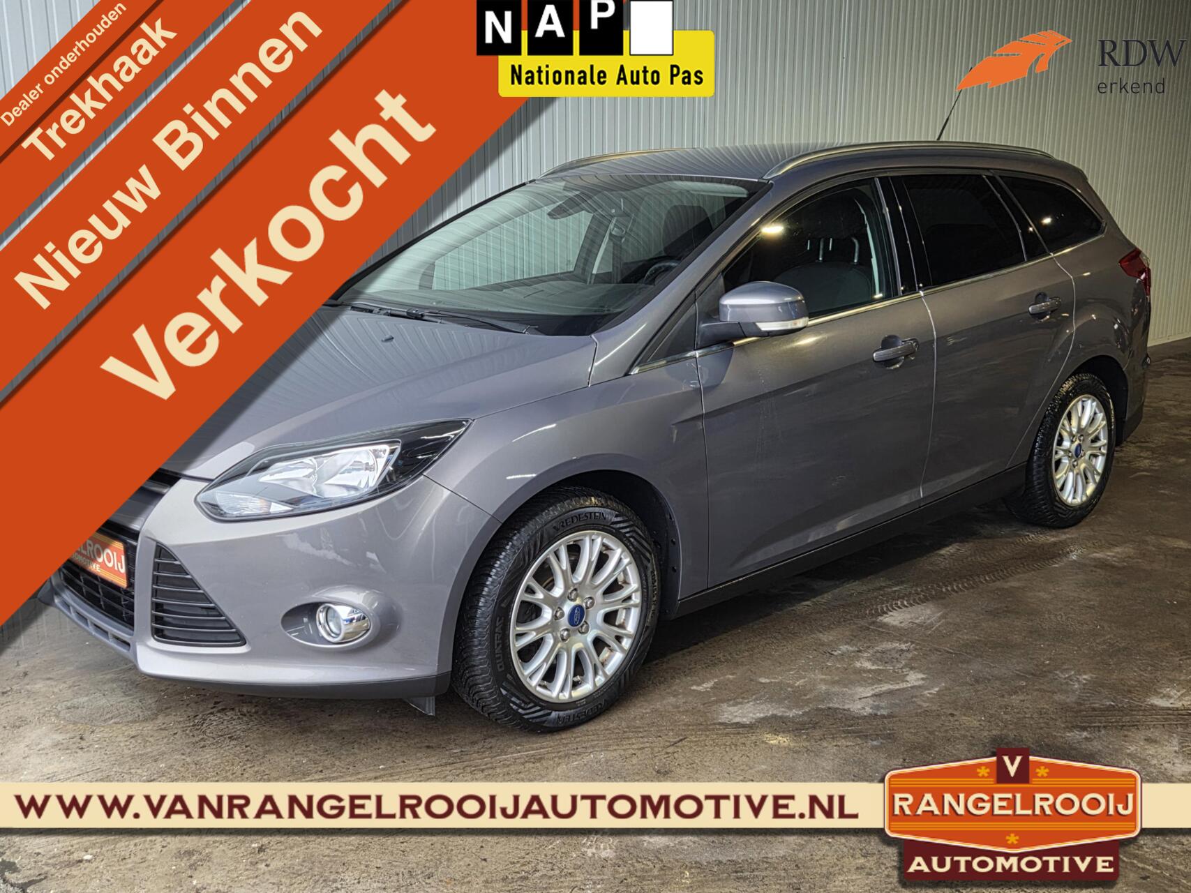 Ford Focus 1.6 EcoBoost First Edition, trekh., dealer oh., stoel- / voorruitverw. 2011 - voorkant