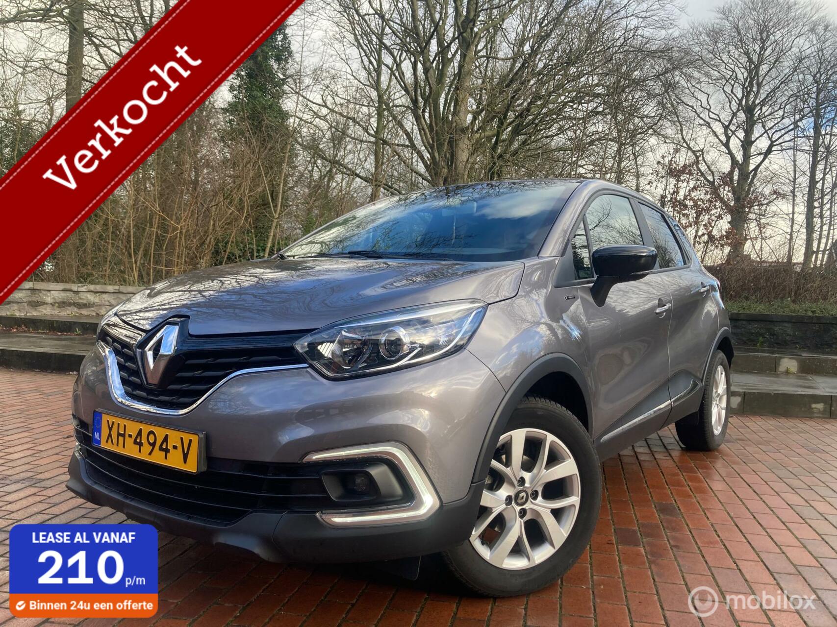 Renault Captur 0.9 TCe Limited, achteruitrijcamera/cruise/ 2018 - voorkant