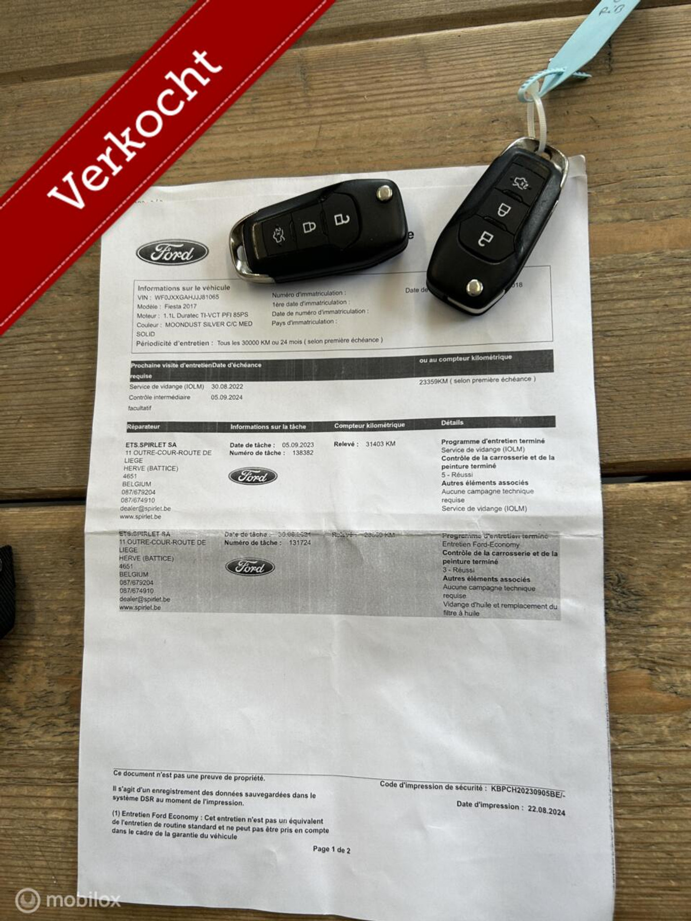 Foto van Ford Fiesta