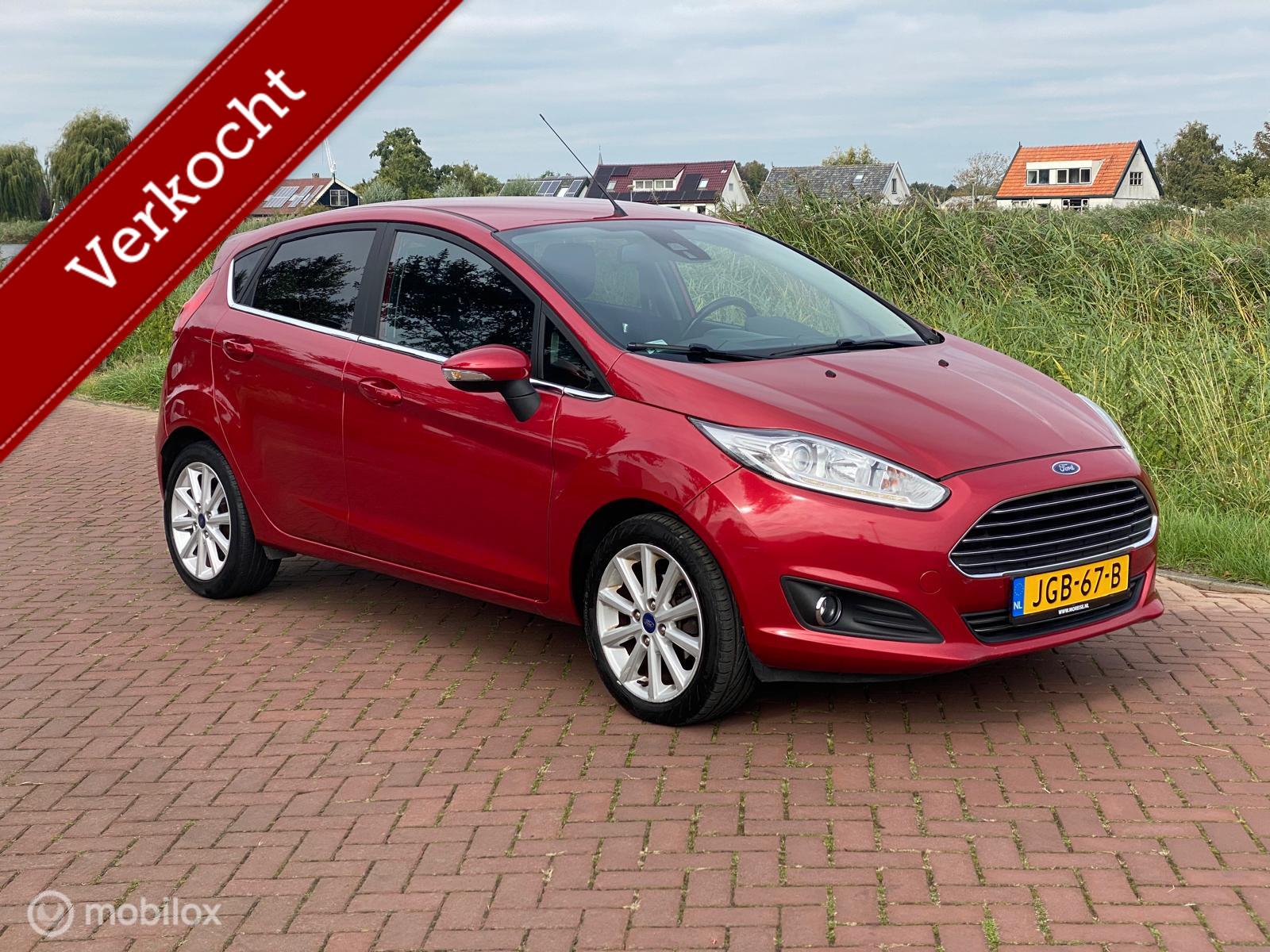 Ford Fiesta 1.0 EcoBoost Titanium 3-2016 82 dkm Nieuwstaat!! 2016 - voorkant