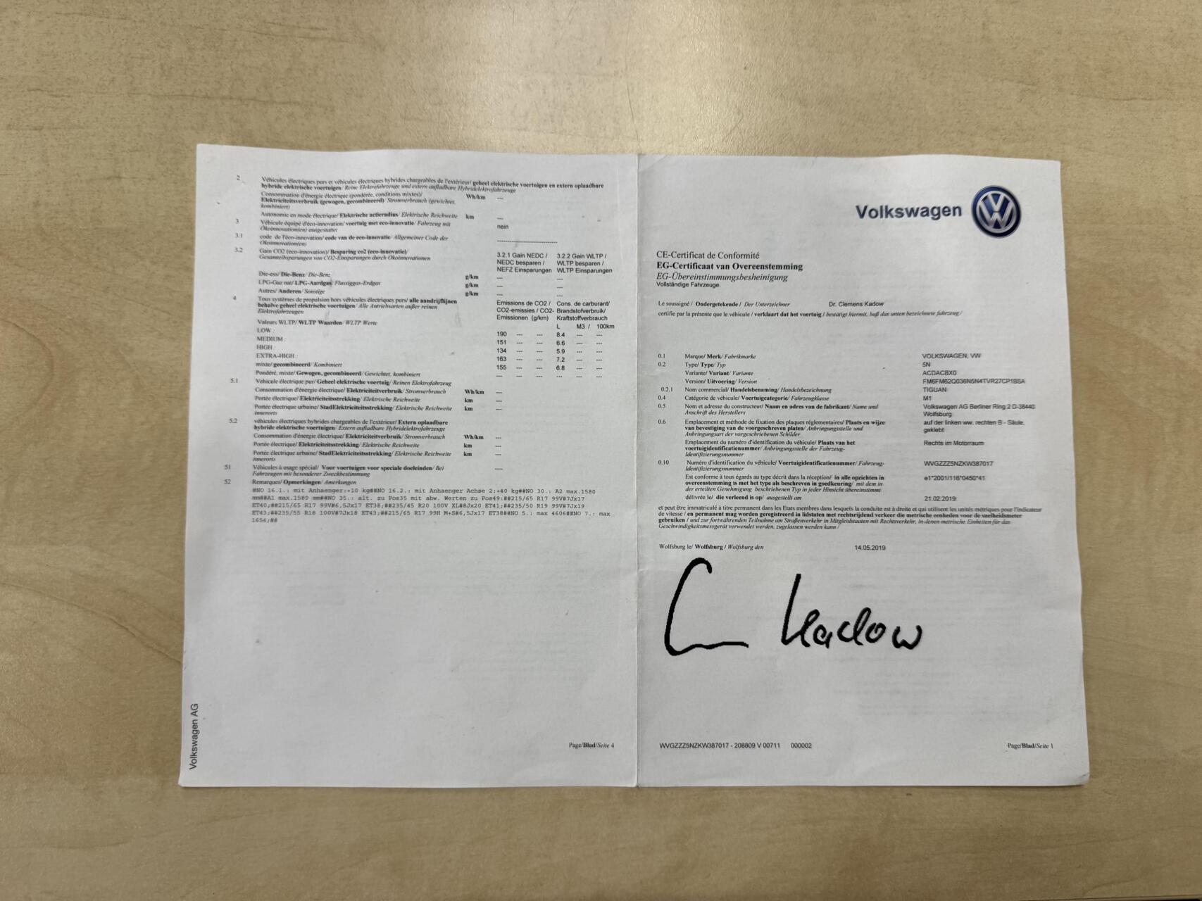 Foto van Volkswagen Tiguan