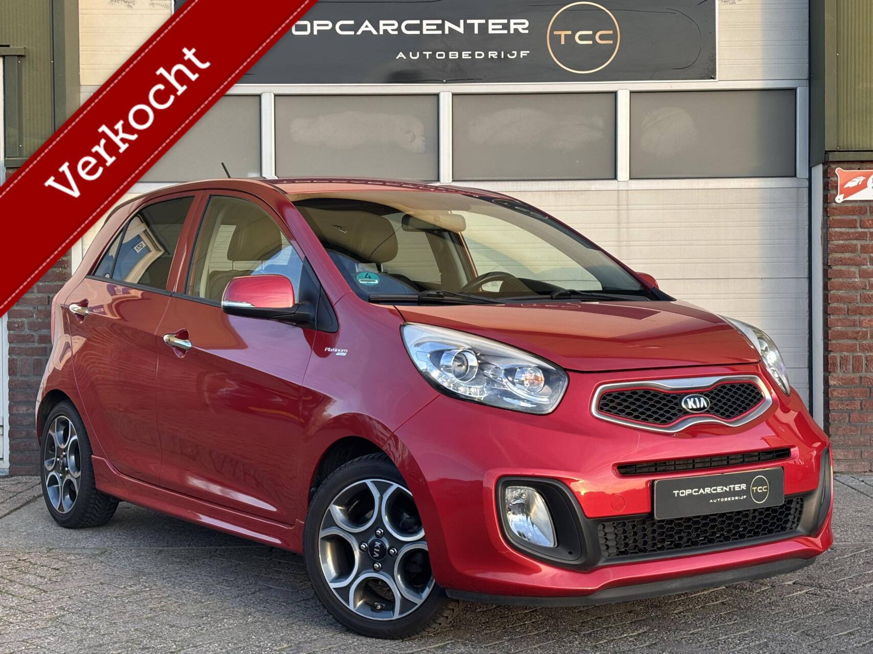 Kia Picanto 1.2 CVVT ExecutiveLine/STOELV/LEER/PARKS/APK 2014 - voorkant