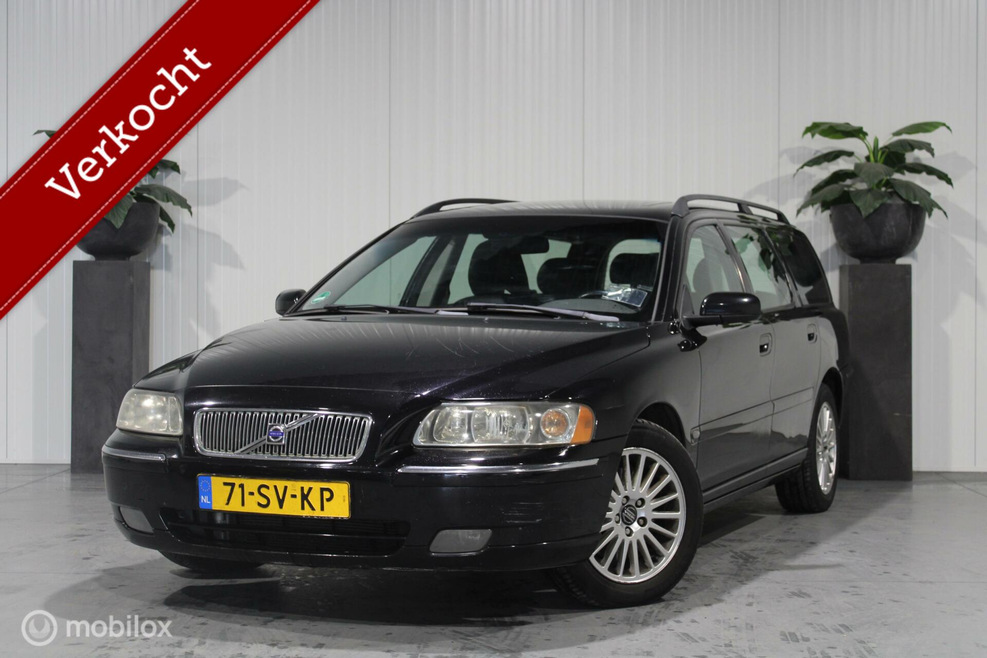 Volvo V70 2.4D Edition I airco elektrische ramen trekhaak 2005 - voorkant