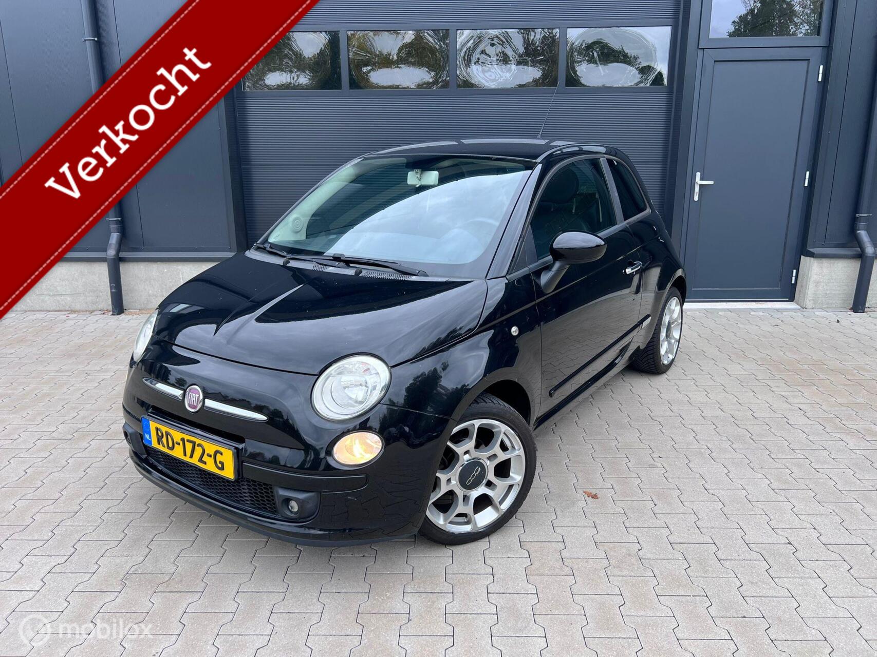 Fiat Fiat 500 1.2 Naked Airco I Riem vv I NW APK+ Beurt I 2009 - voorkant