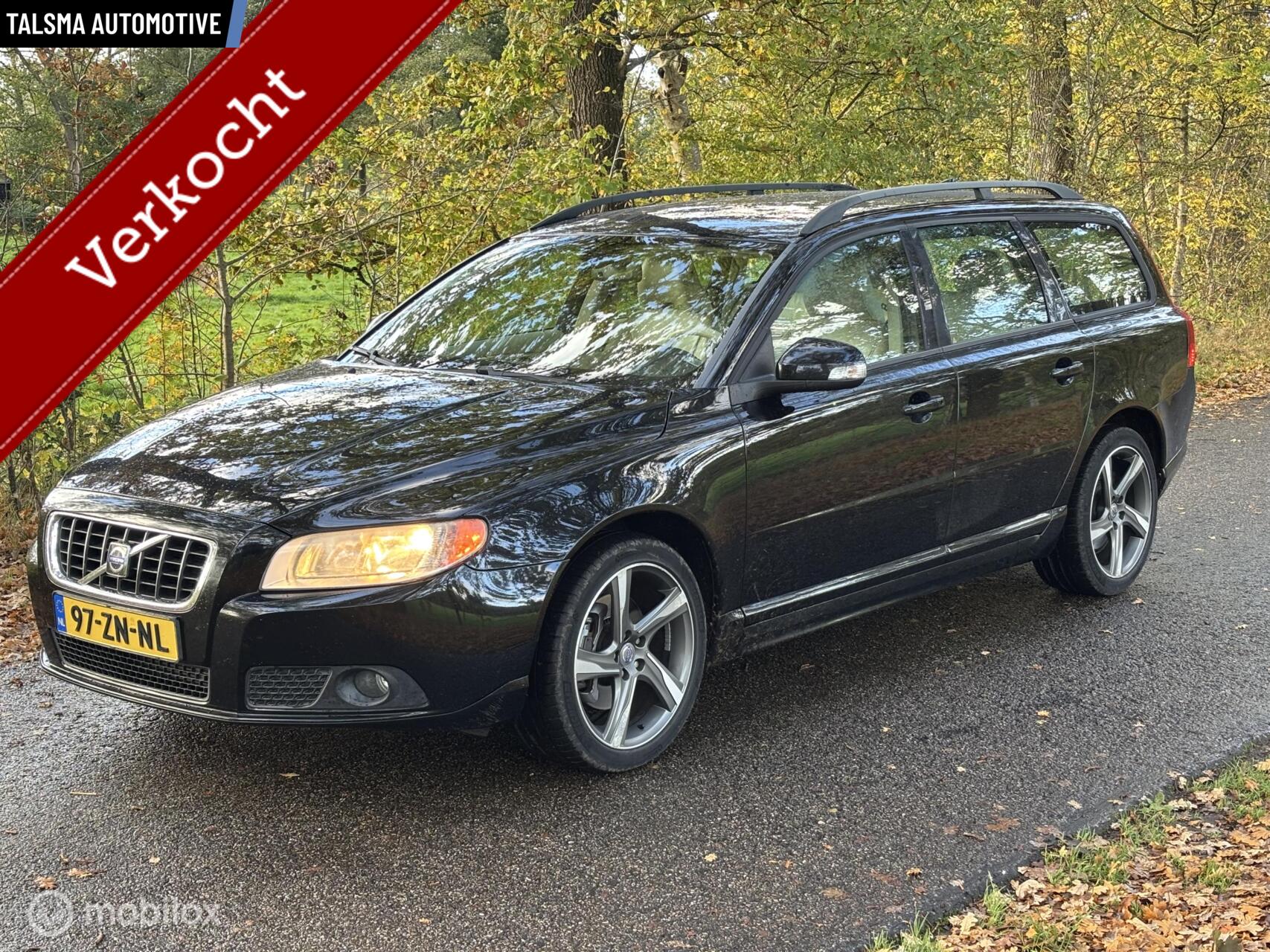 Volvo V70 2.4 D5 | Youngtimer | Leder | 1e Eig | Dealer Oh 2008 - voorkant
