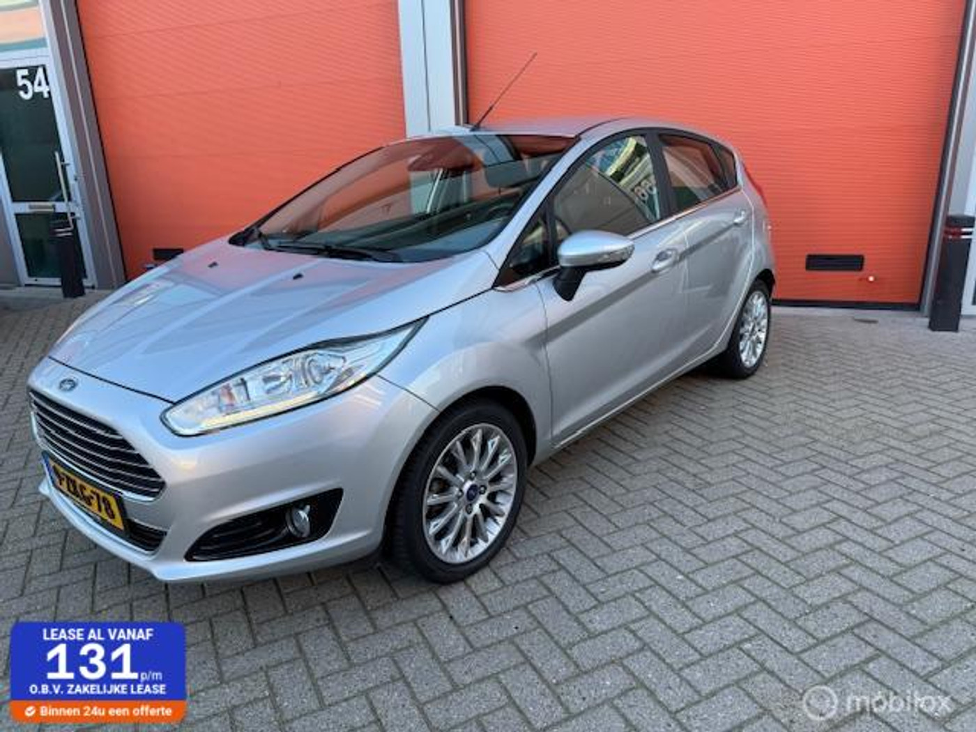 Ford Fiesta 1.0 EcoBoost Titanium X 5 DRS K NAP NL AUTO APK 2015 - voorkant
