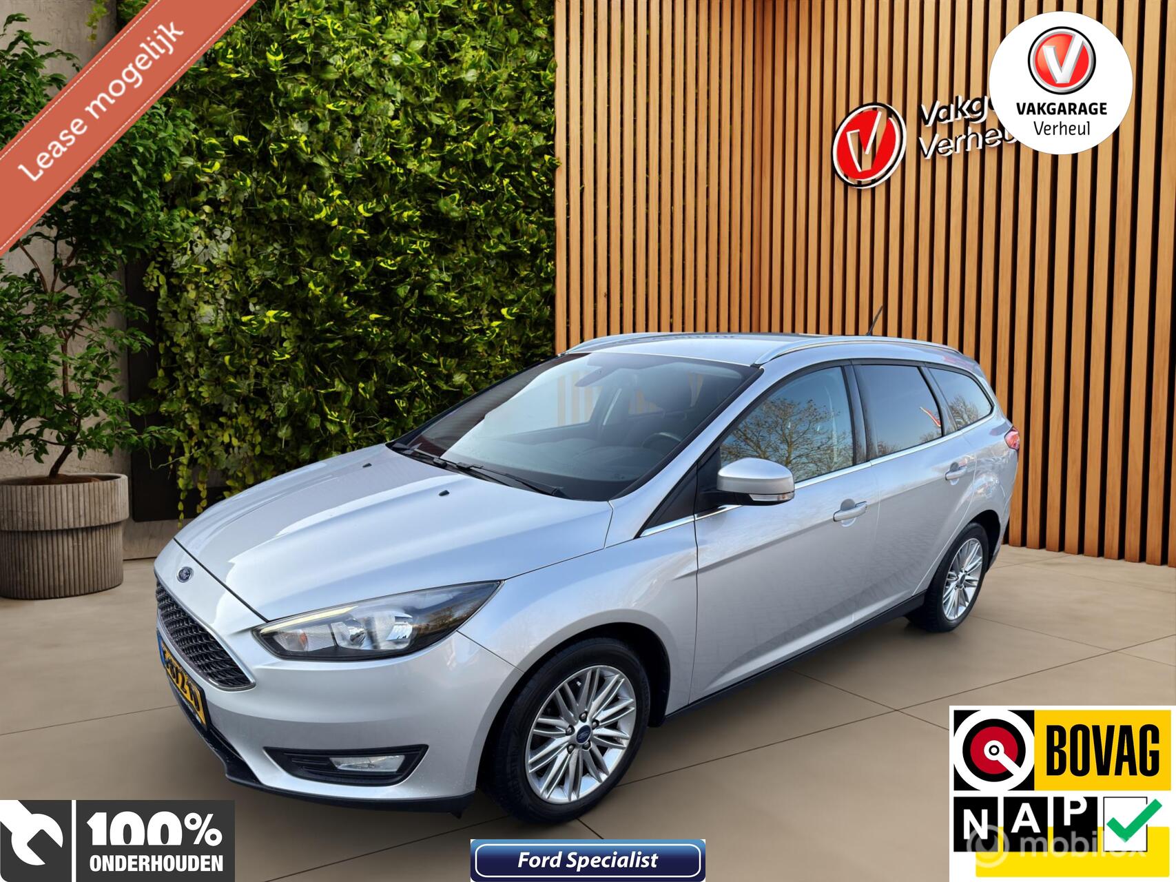Ford Focus 1.0 Lease Edition|Trekhaak|Clima|Cruise|Nap 2018 - voorkant