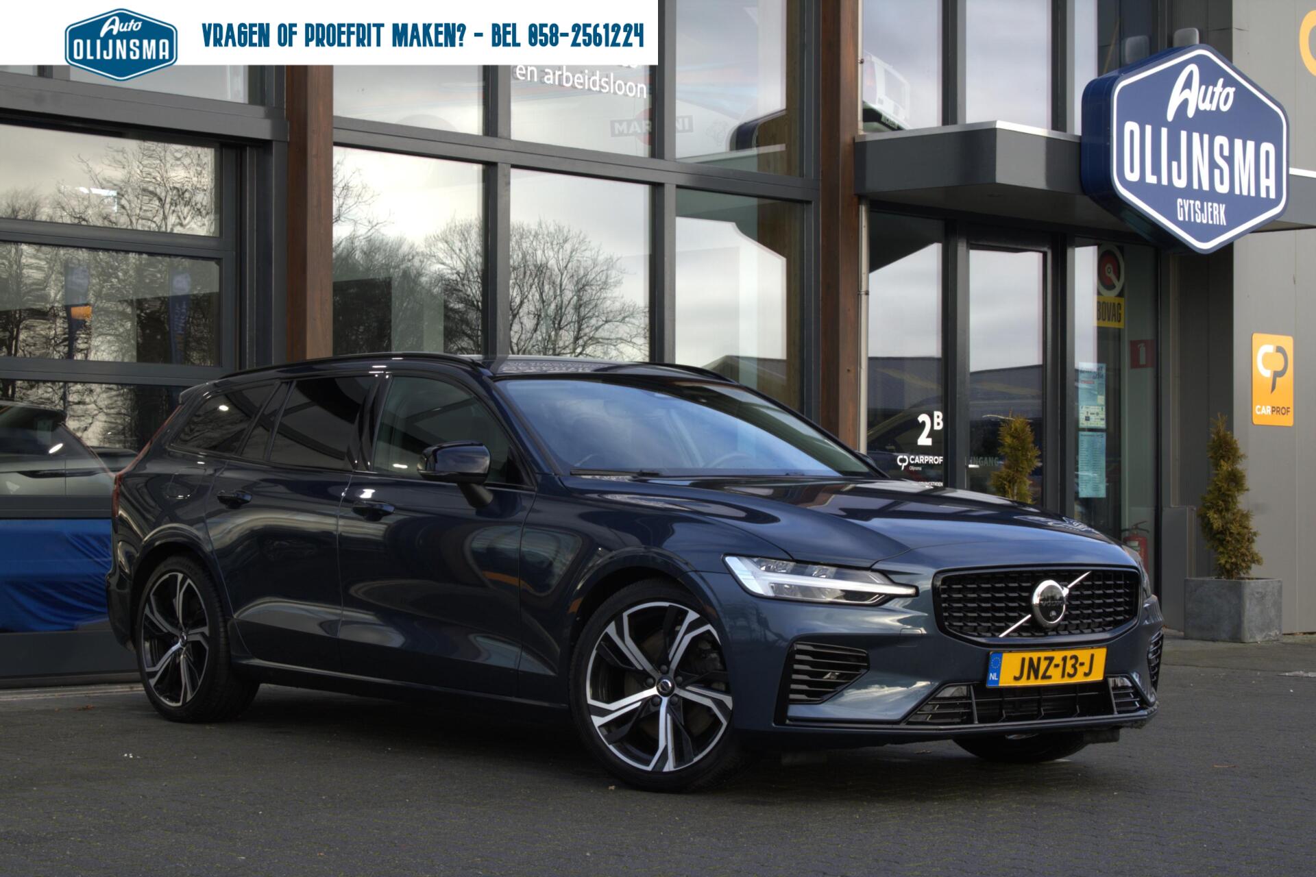 Volvo V60 2.0 T6 Plug-in hybrid AWD Plus Dark|360 Camera|Stoel+stuurverwarming| 2023 - voorkant