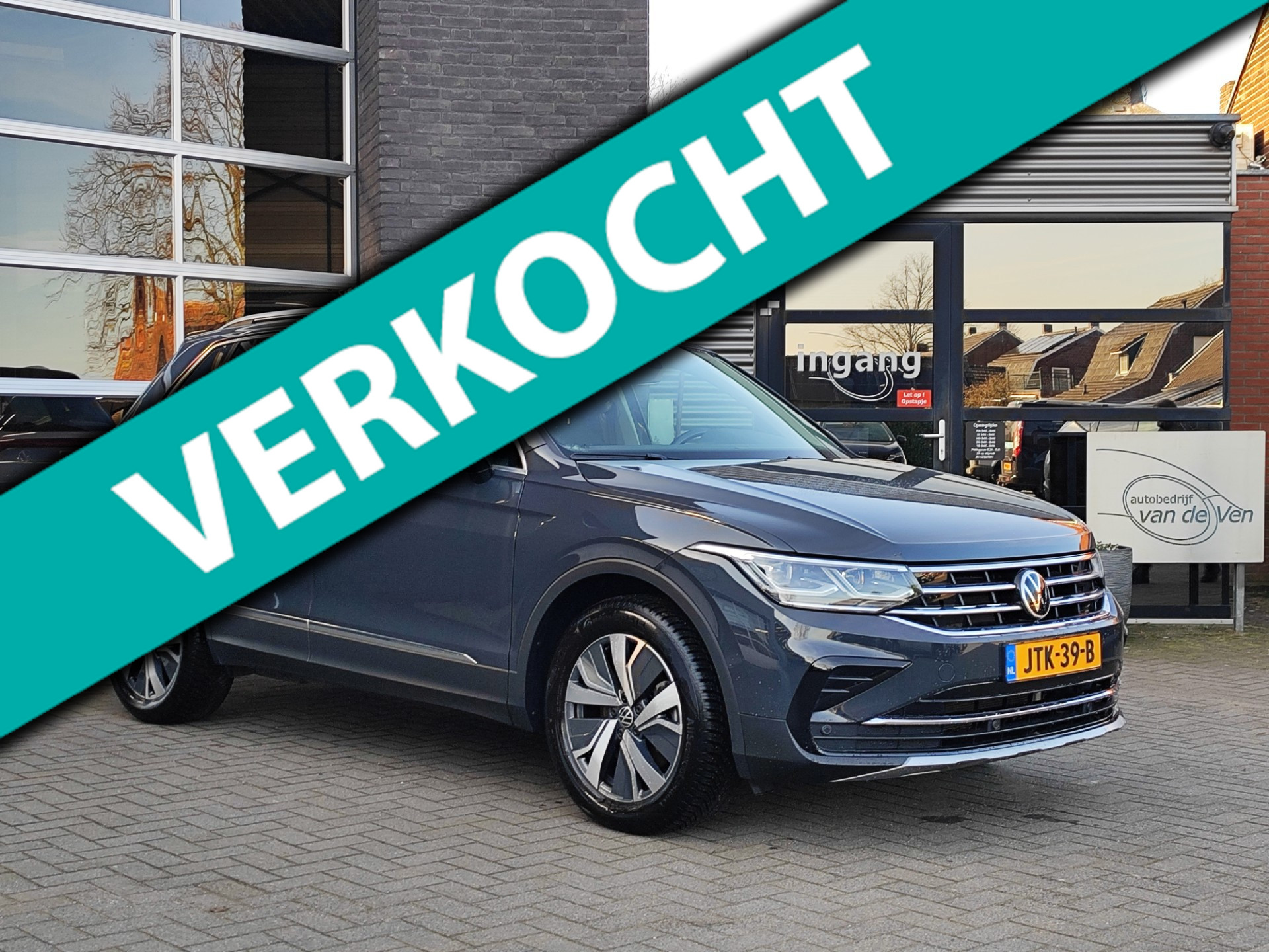 Volkswagen Tiguan Volkswagen Tiguan - 1.4 TSI eHybrid elegance | Trekhaak | Stoelverwarming | 4-seizoenbanden | Stuurverwarming 2021 - voorkant