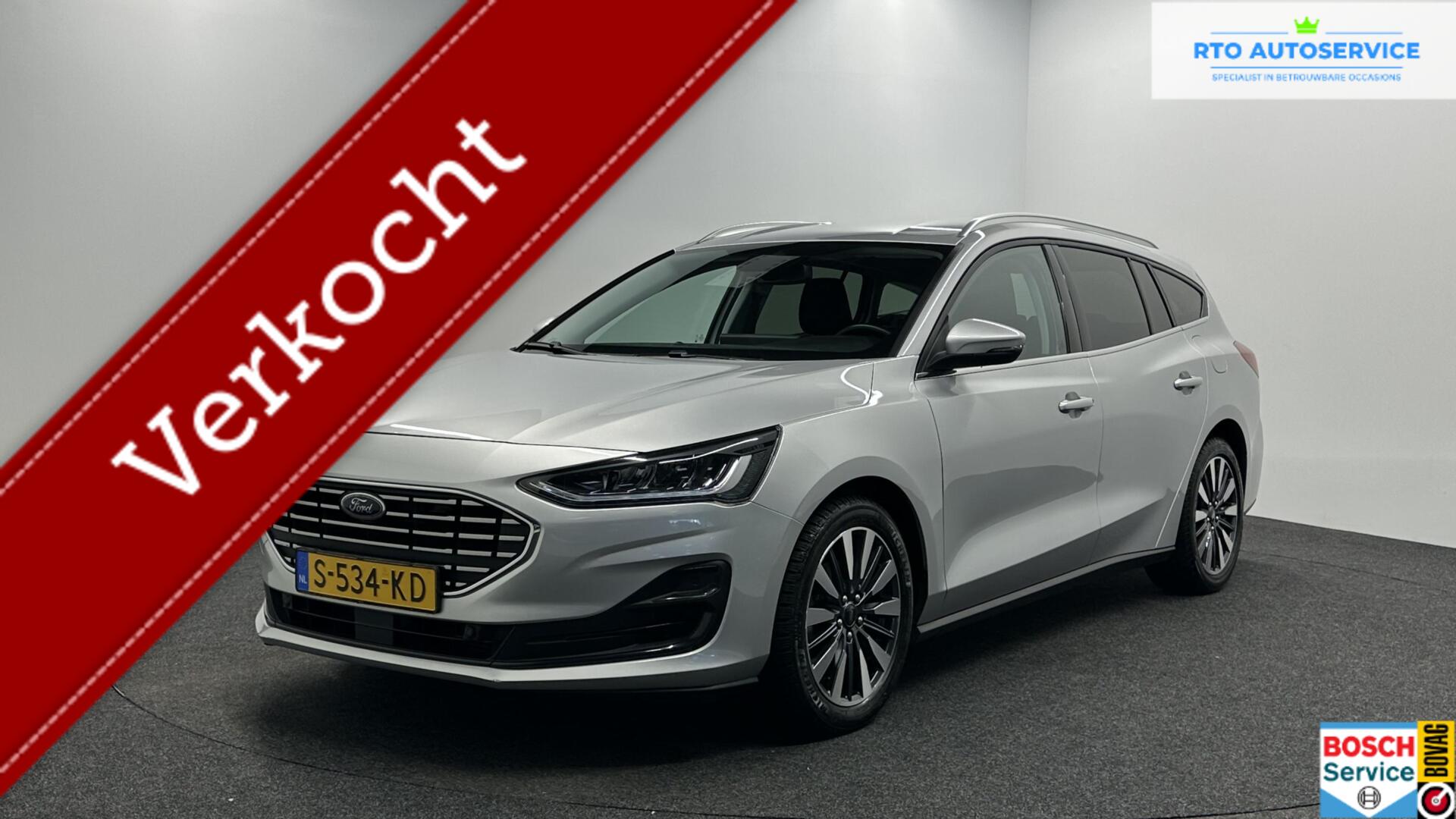 Ford Focus 1.0 EcoBoost Hybrid Titanium X CAMERA CARPLAY NAVI CRUISE. 2023 - voorkant