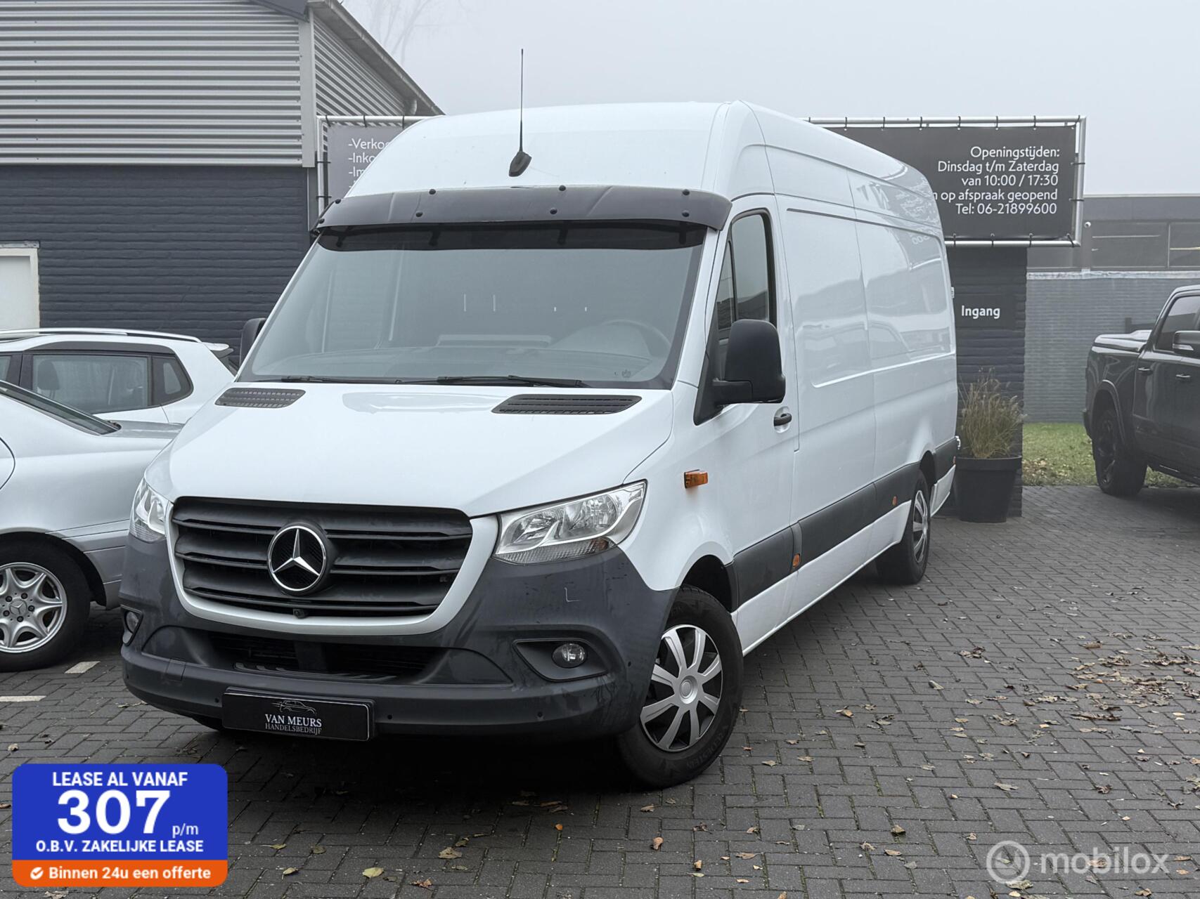 Mercedes-Benz Sprinter 316 2.2 CDI L4H2 DC EURO VI-D, Trekhaak, Airco, Camera, Cruise, APK 03-2026 2019 - voorkant