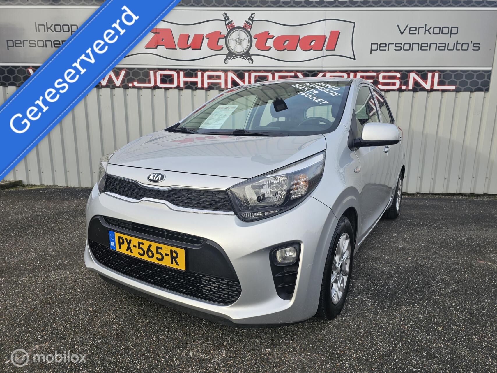 Kia Picanto 1.0 CVVT ComfortPlusLine Navigator I Airco I Elektr.- Pakket I NAP I Camera 2017 - voorkant