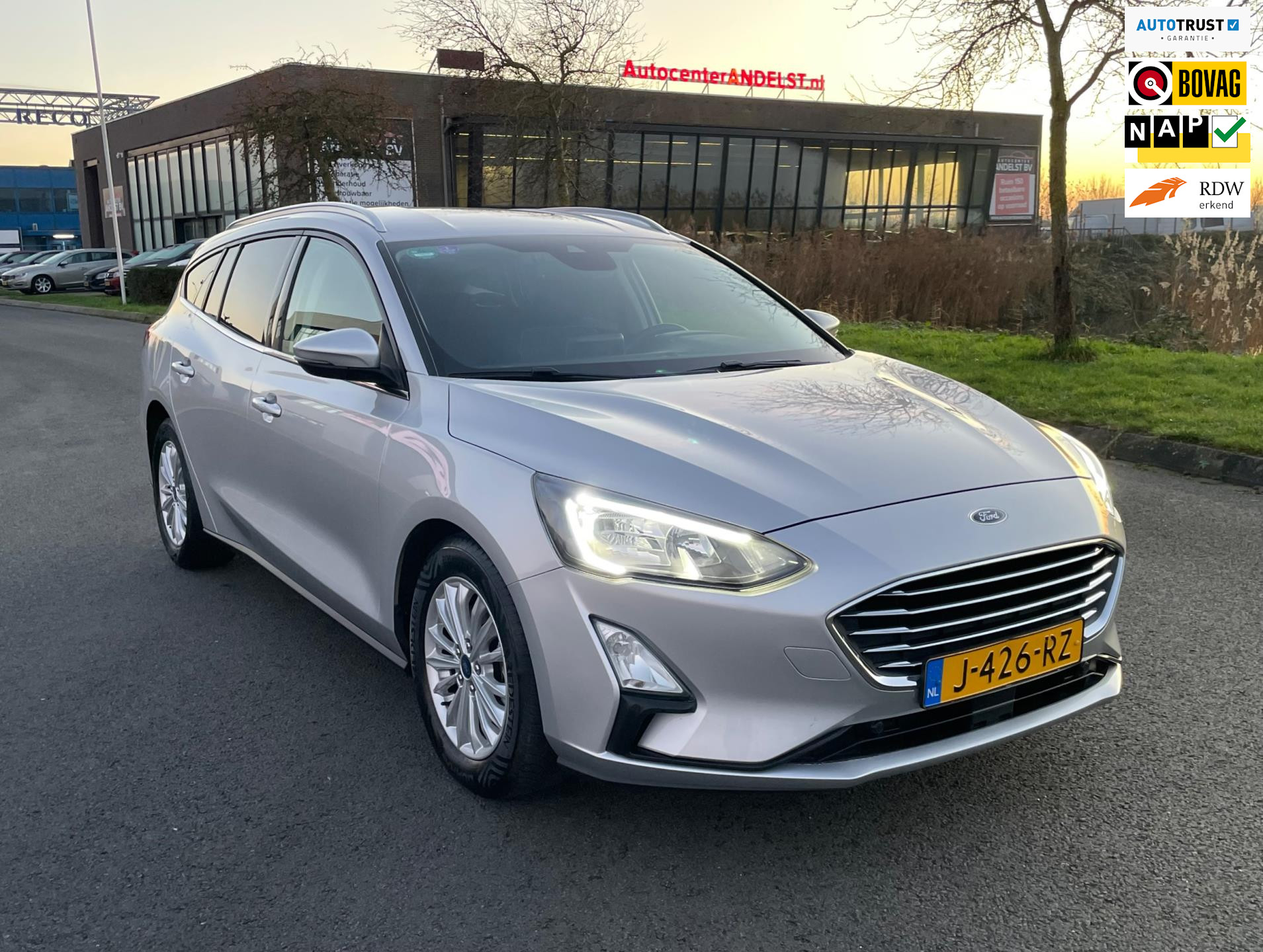 Ford Focus 1.0 EcoBoost Hybrid Titanium X Business, Cam, Navi, Cruise/Climate, LED, Lmv, Pdc, 1e eig afk, Geen import, Nap! 2020 - voorkant
