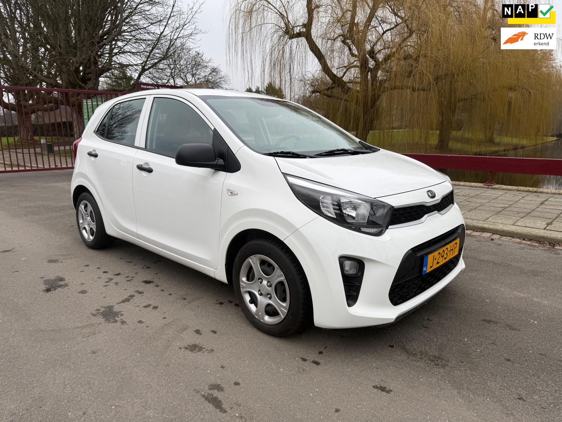 Kia Picanto 1.0 CVVT |ex BTW| Bluetooth| Airco|1 EIG| DEALER ONDERHOUDEN| 2020 - voorkant