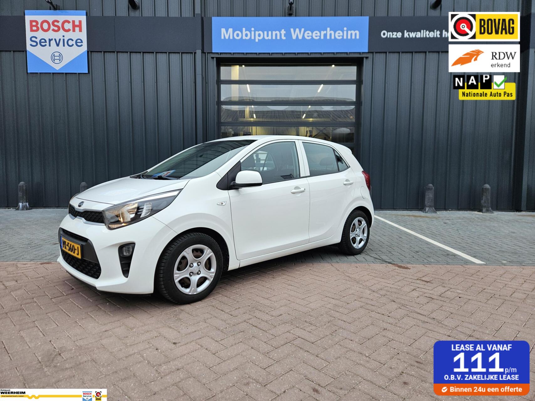Kia Picanto 1.0 CVVT EconomyPlusLine 2017 - voorkant