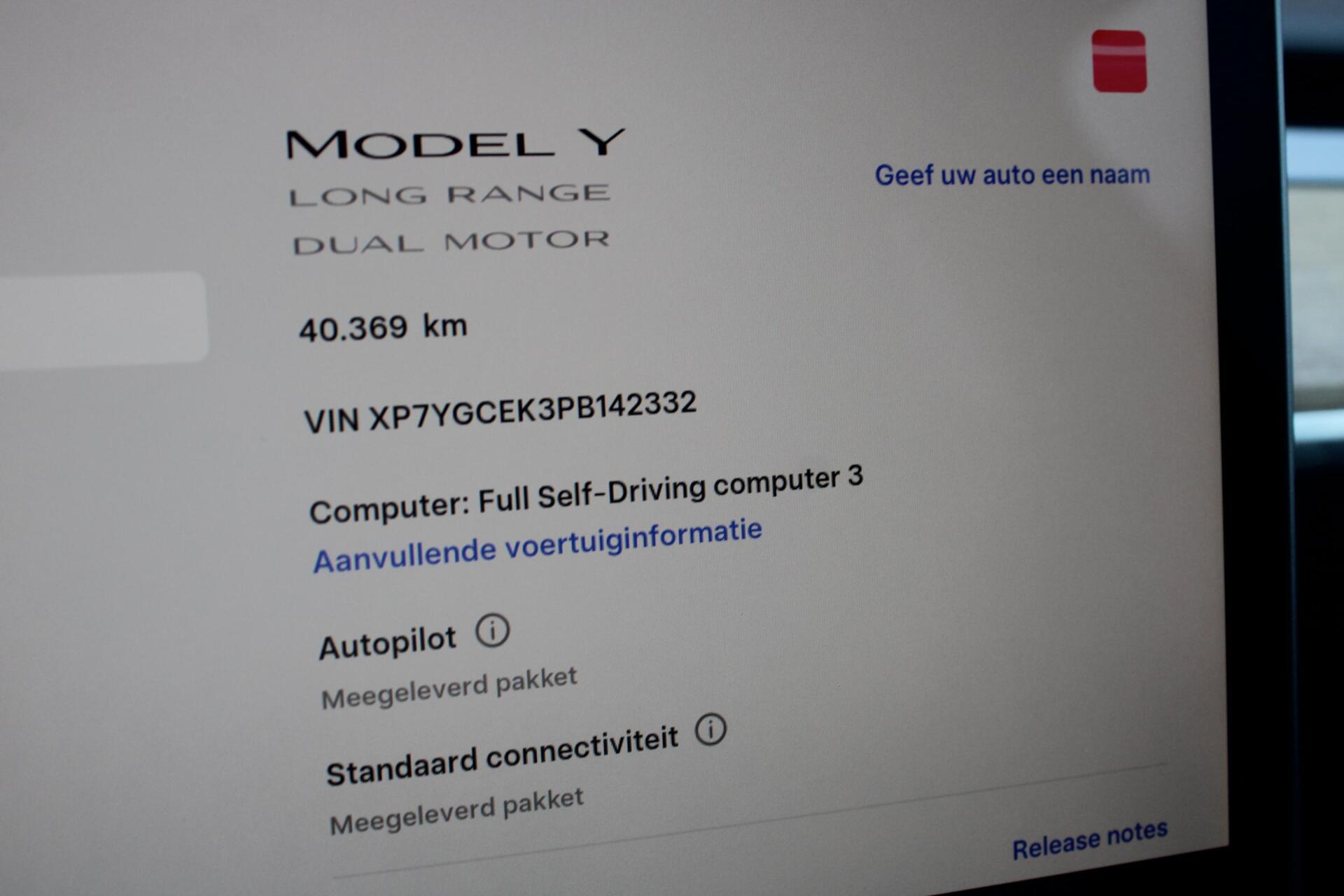Foto van Tesla Model Y