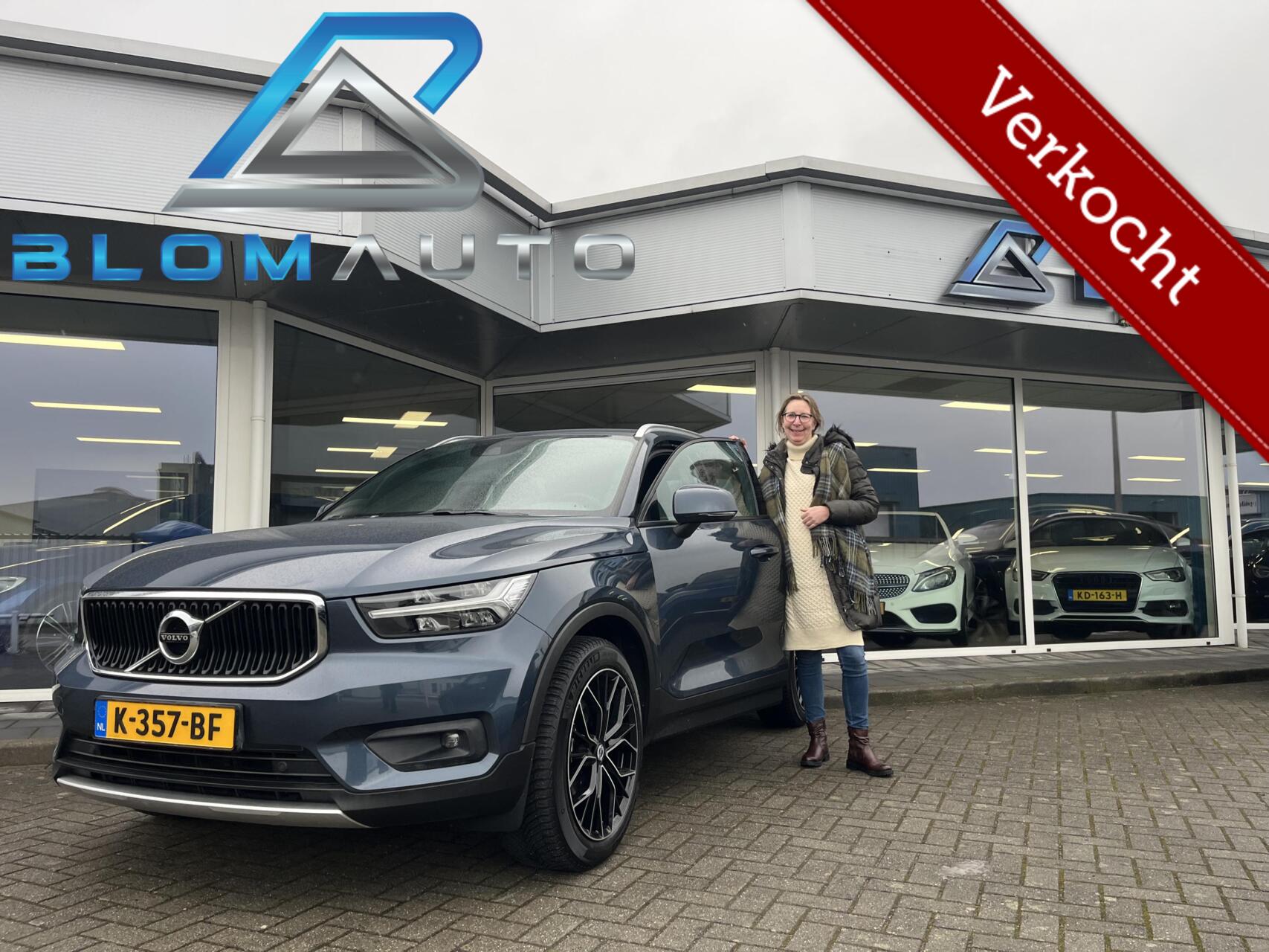 Volvo XC40 2.0 B4 MEMORY+CARPLAY+TREKH+LED+STOEL/STUURVERW 2020 - voorkant
