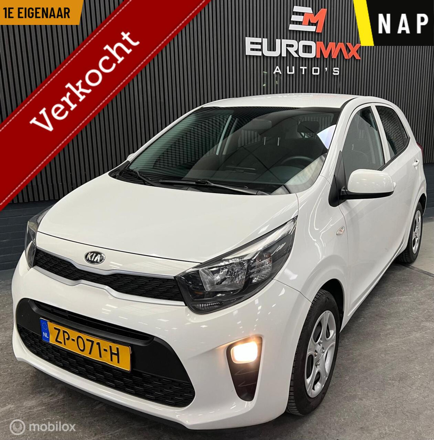 Kia Picanto 1.0 CVVT ComfortLine NAP - 1e Eigenaar-APK 11/27 2019 - voorkant