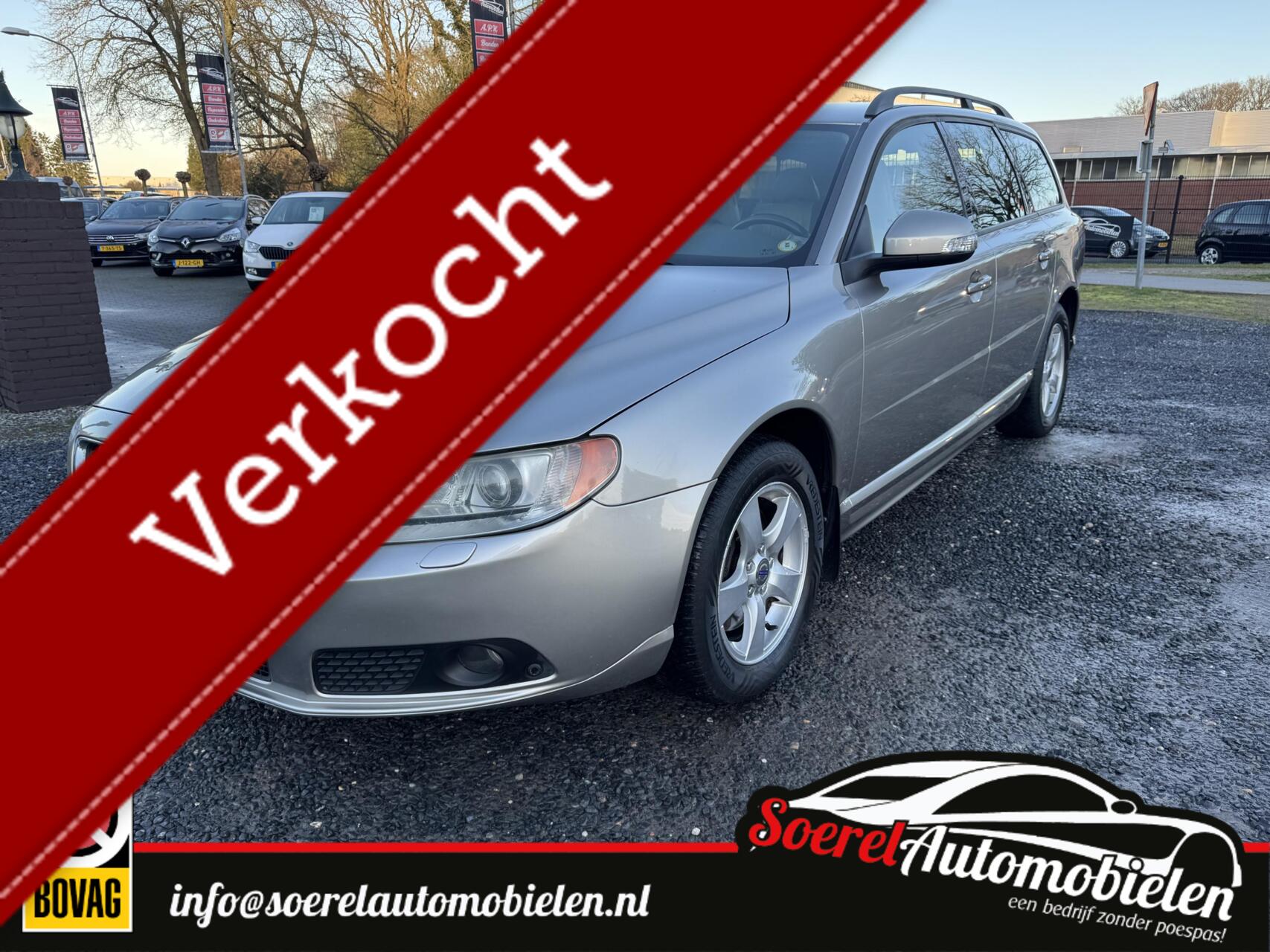 Volvo V70 2.4 D5 Kinetic super mooie volvo distributie nieuw 2008 - voorkant