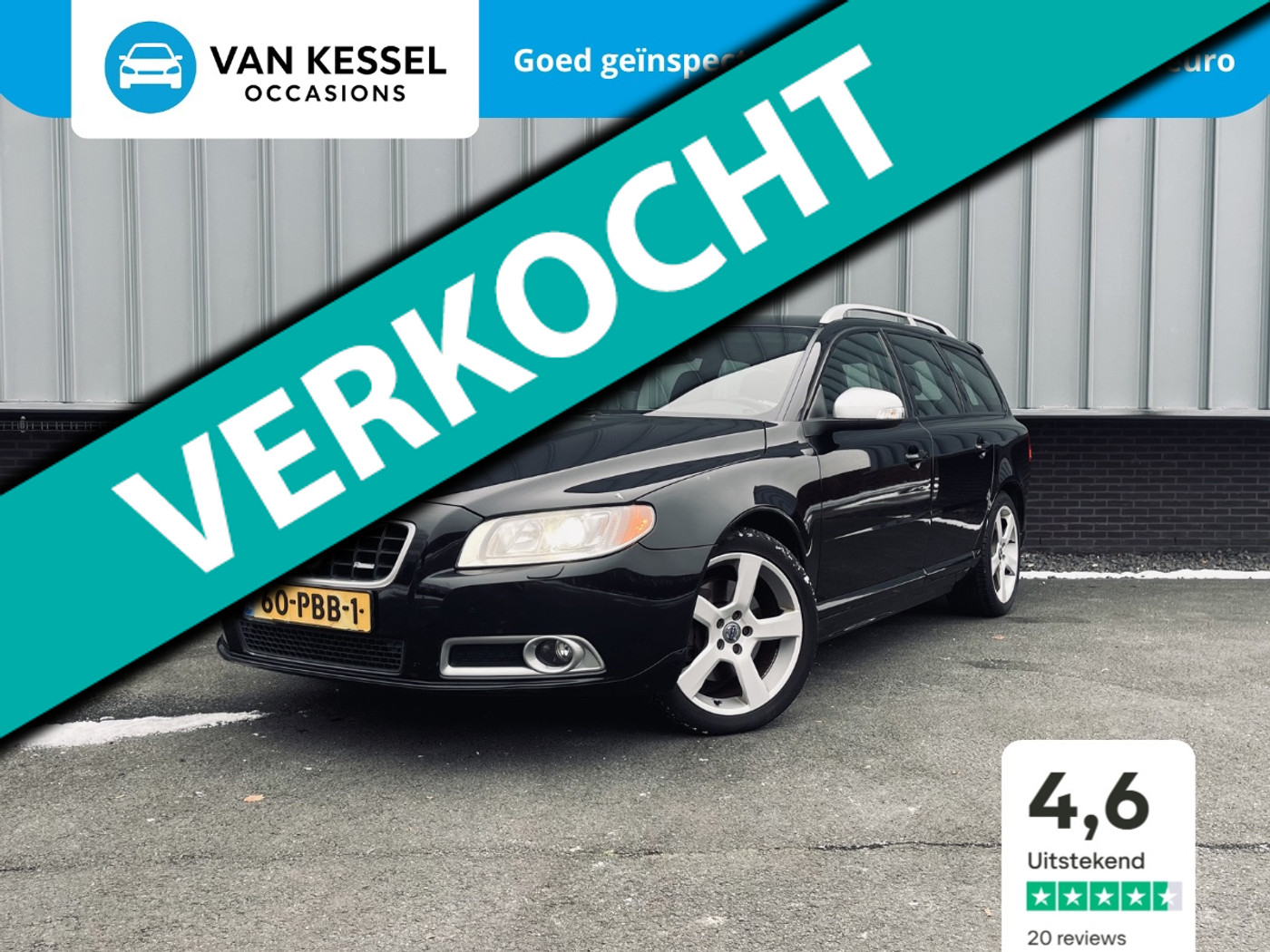 Volvo V70 2.0T | R-Design | AUT | 270 PK | Aut| Leder | APK 2011 - voorkant