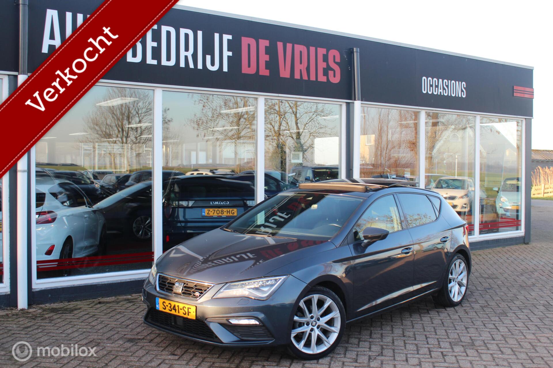 Seat Leon 1.5 TSI FR Full Options Pano/Leder/Virtual/ACC/Carplay 2019 - voorkant