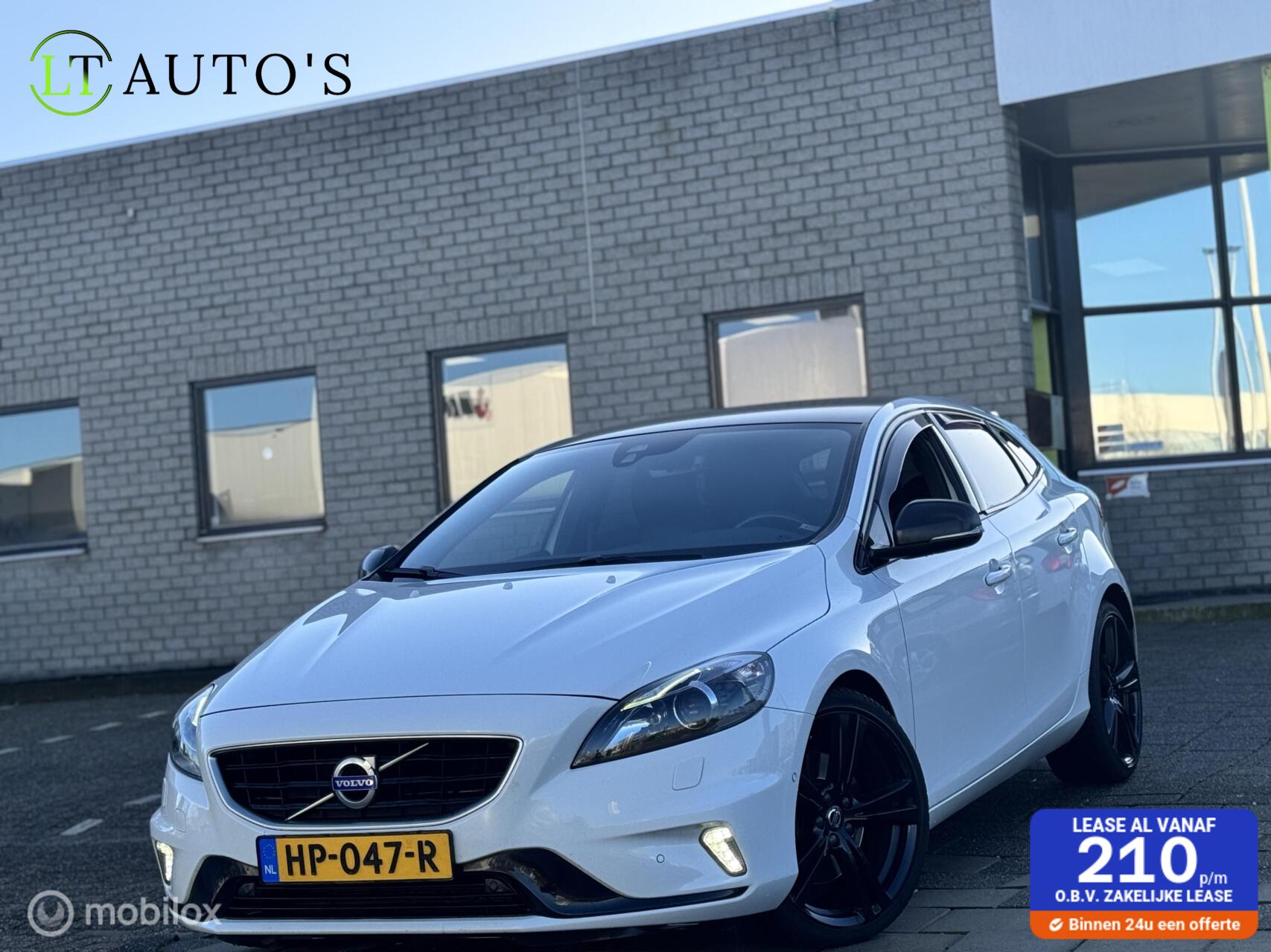 Volvo V40 2.0 D4 Ocean Race|Automaat Carbon Polestar ½ Leer 2015 - voorkant