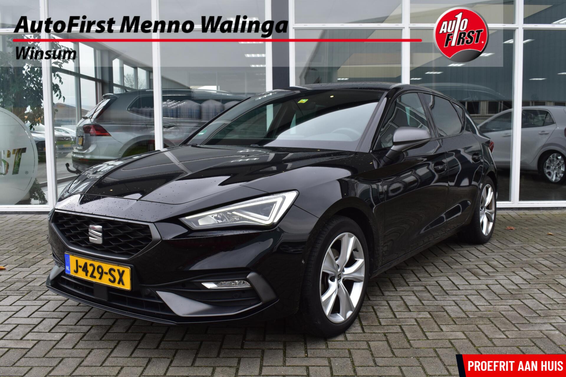 Seat Leon 1.0 TSI FR Launch Edition|LED|Virtual cockpit| PDC| Adaptive cruise| 2020 - voorkant