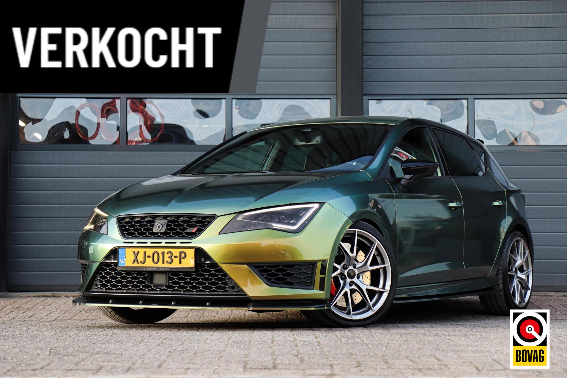 Seat Leon 2.0 TSI Cupra 280 /400PK/STAGE-2/CARPLAY/STOELVERW./SEAT-SOUND/PORSCHE-REMMEN! 2015 - voorkant