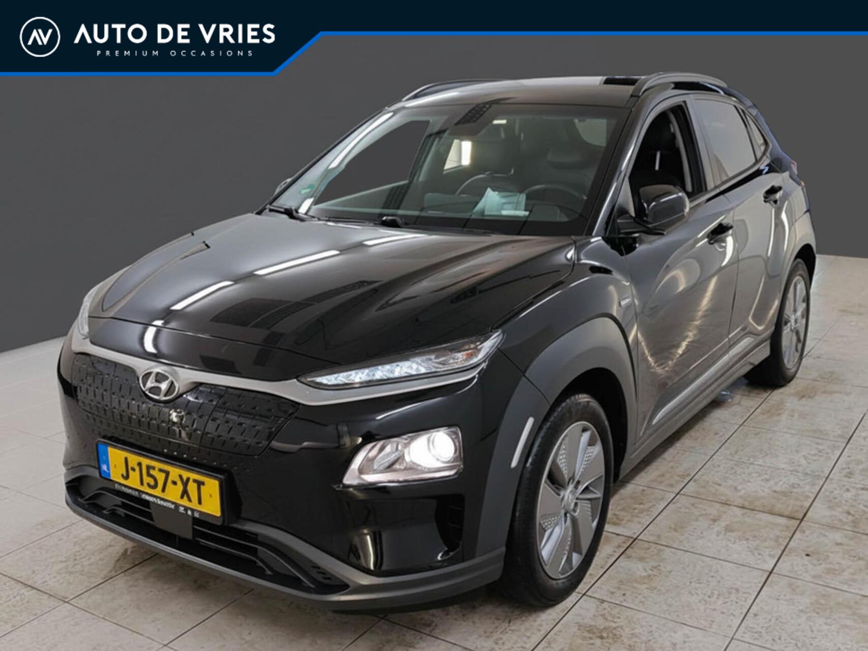 Hyundai Kona EV Fashion Design 64 kWh | SOH 100% | Half leder | Stoelverwarming | Privacy glass 2020 - voorkant