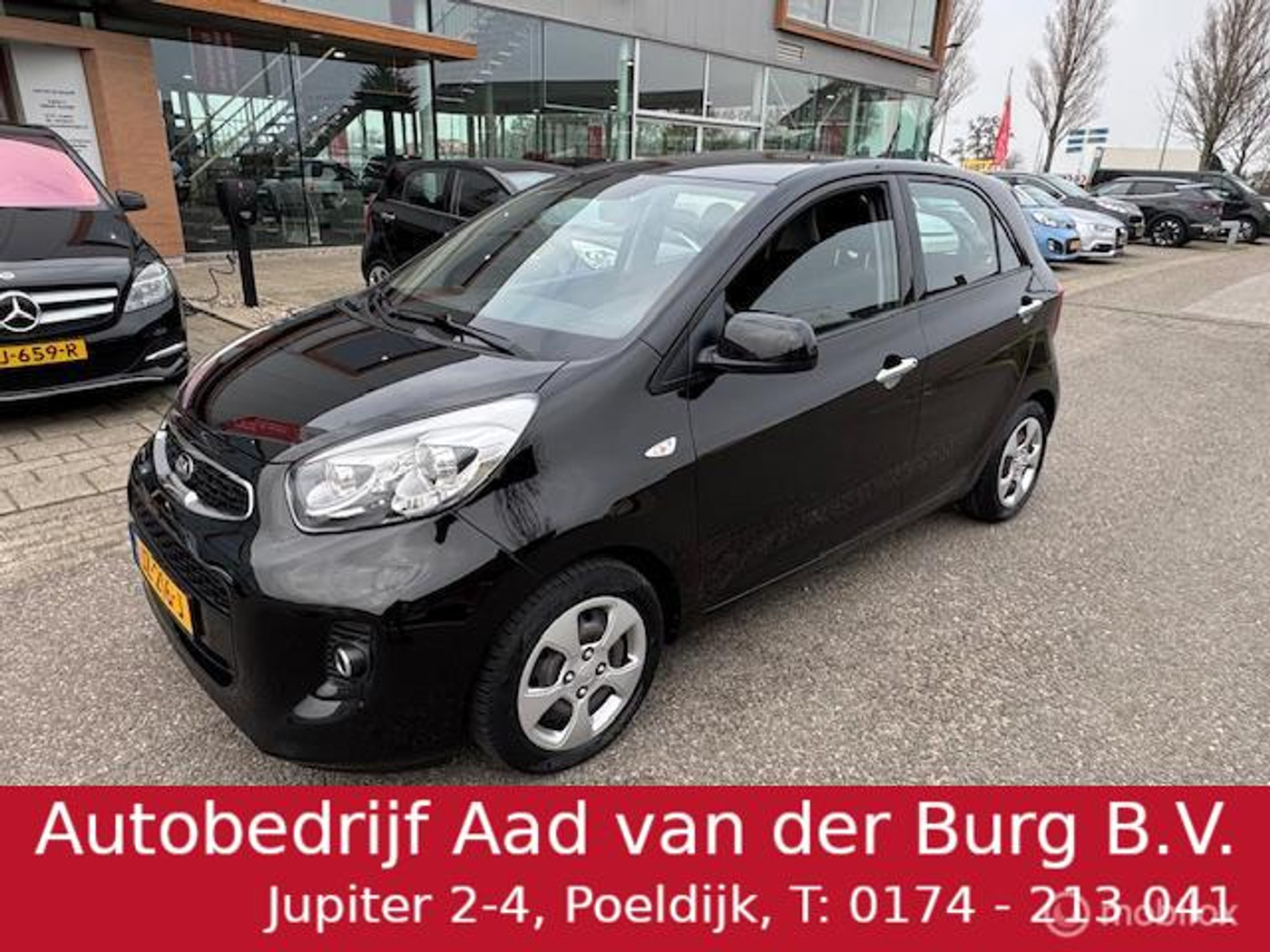 Kia Picanto 1.0 CVVT Dynamic Line 5 deurs ,  Airco , Electrische  Ramen , Centrale deurvergrendeling met afstand bediening , 2016 - voorkant