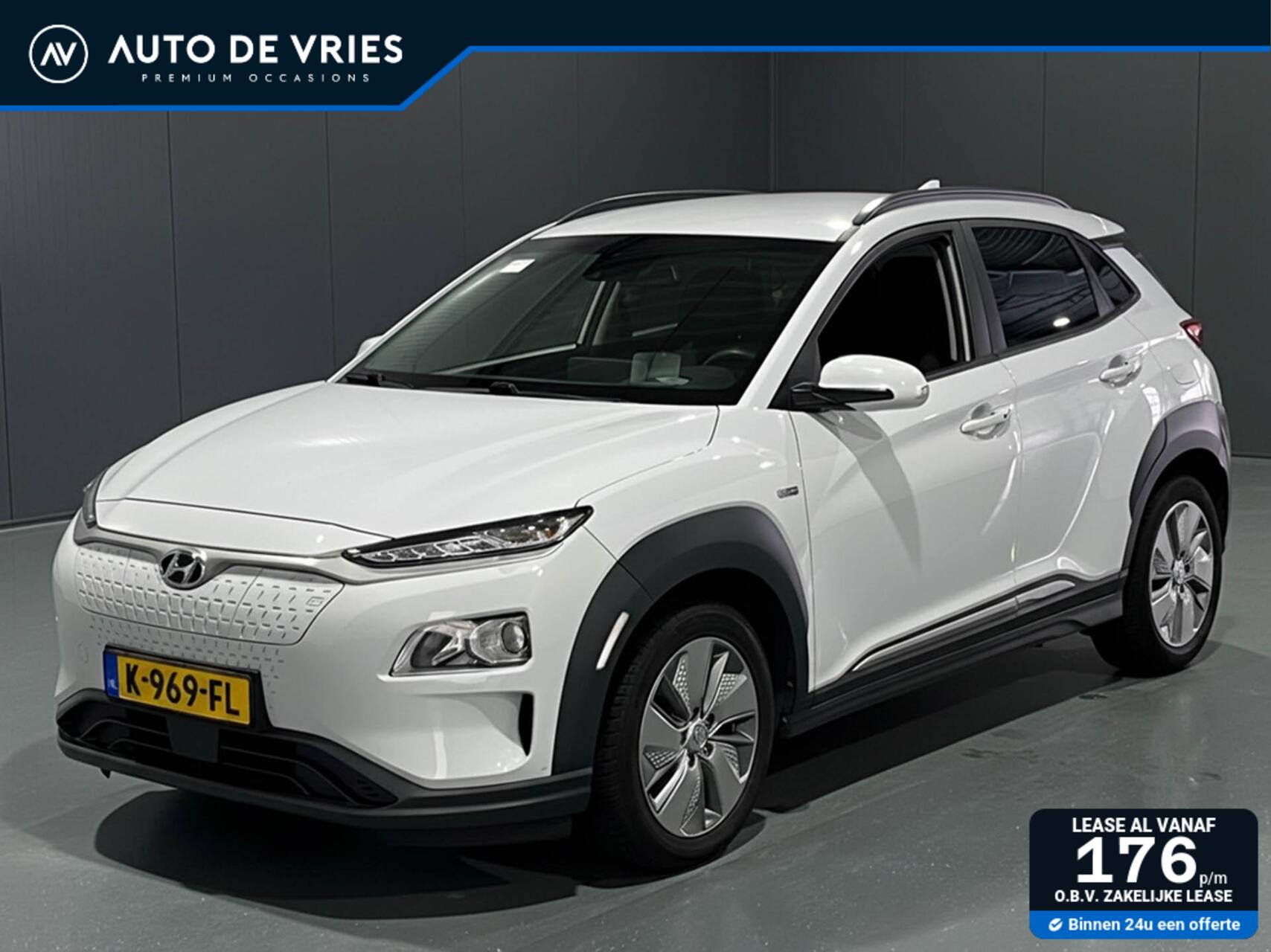 Hyundai Kona EV Fashion 64 kWh | SOH 100% | Camera | Head up | Privacy glass 2020 - voorkant