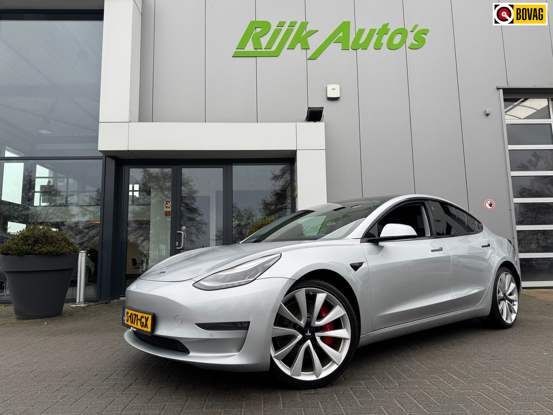 Tesla Model 3 Performance AWD 75 kWh 2019 - voorkant