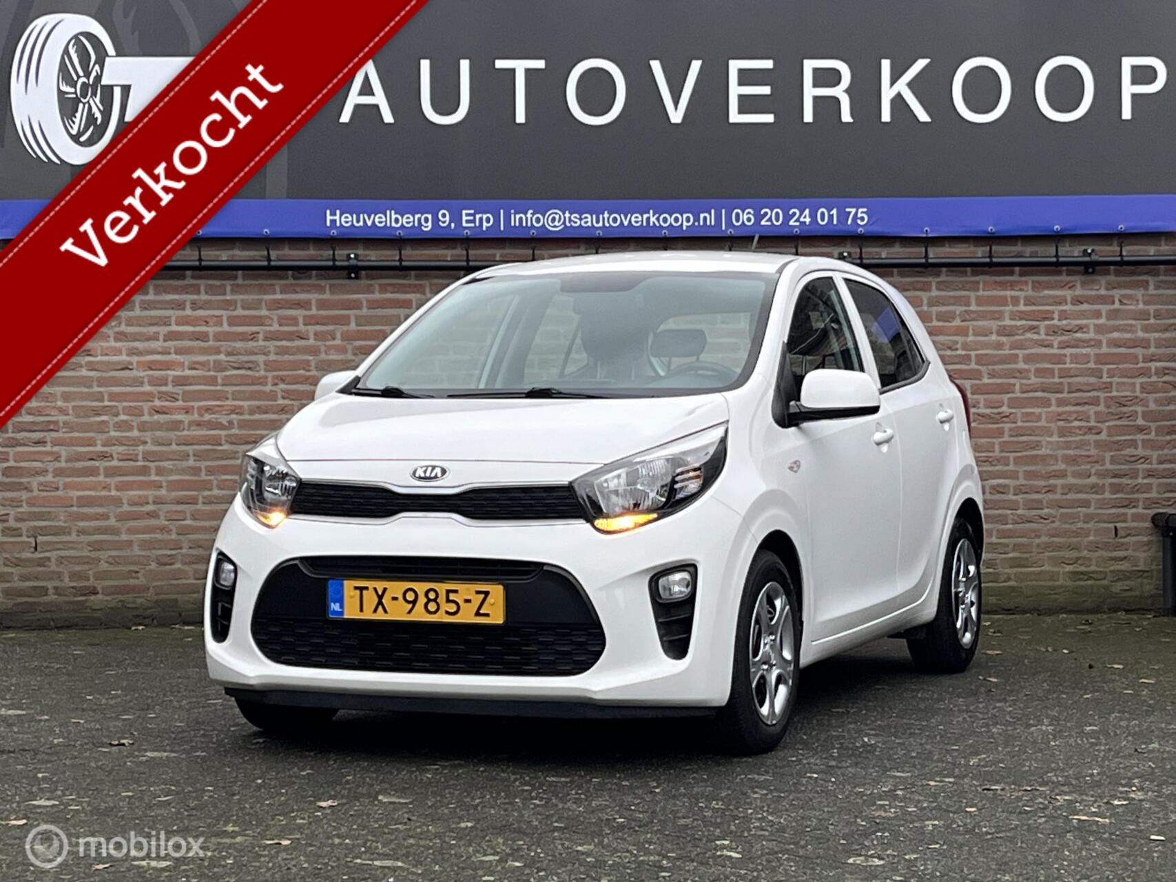 Kia Picanto 1.0 CVVT EconomyPlusLine+CARPLAY+NAVIGATIE 2018 - voorkant