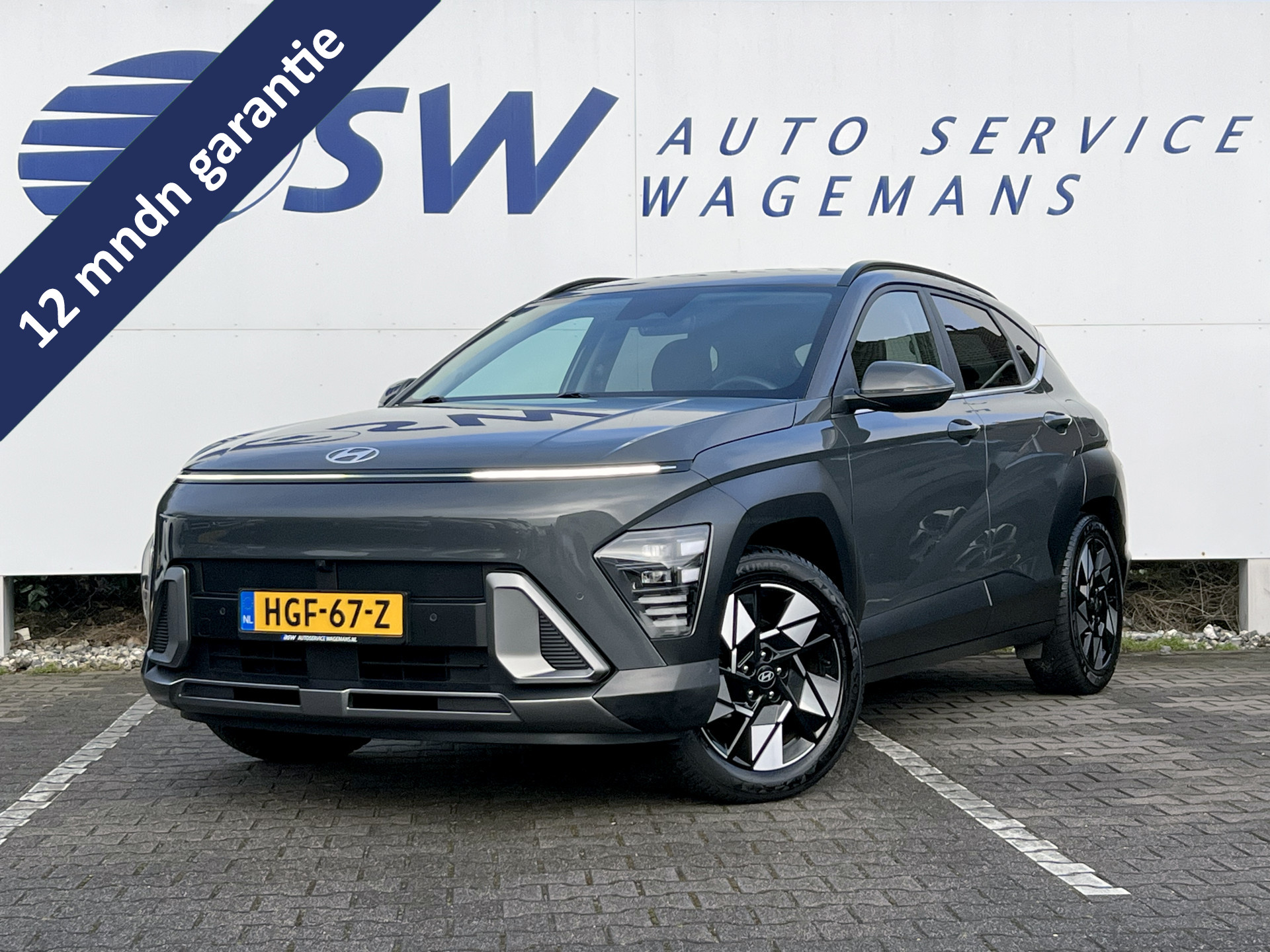 Hyundai Kona 1.6 GDI HEV Premium 2023 - voorkant