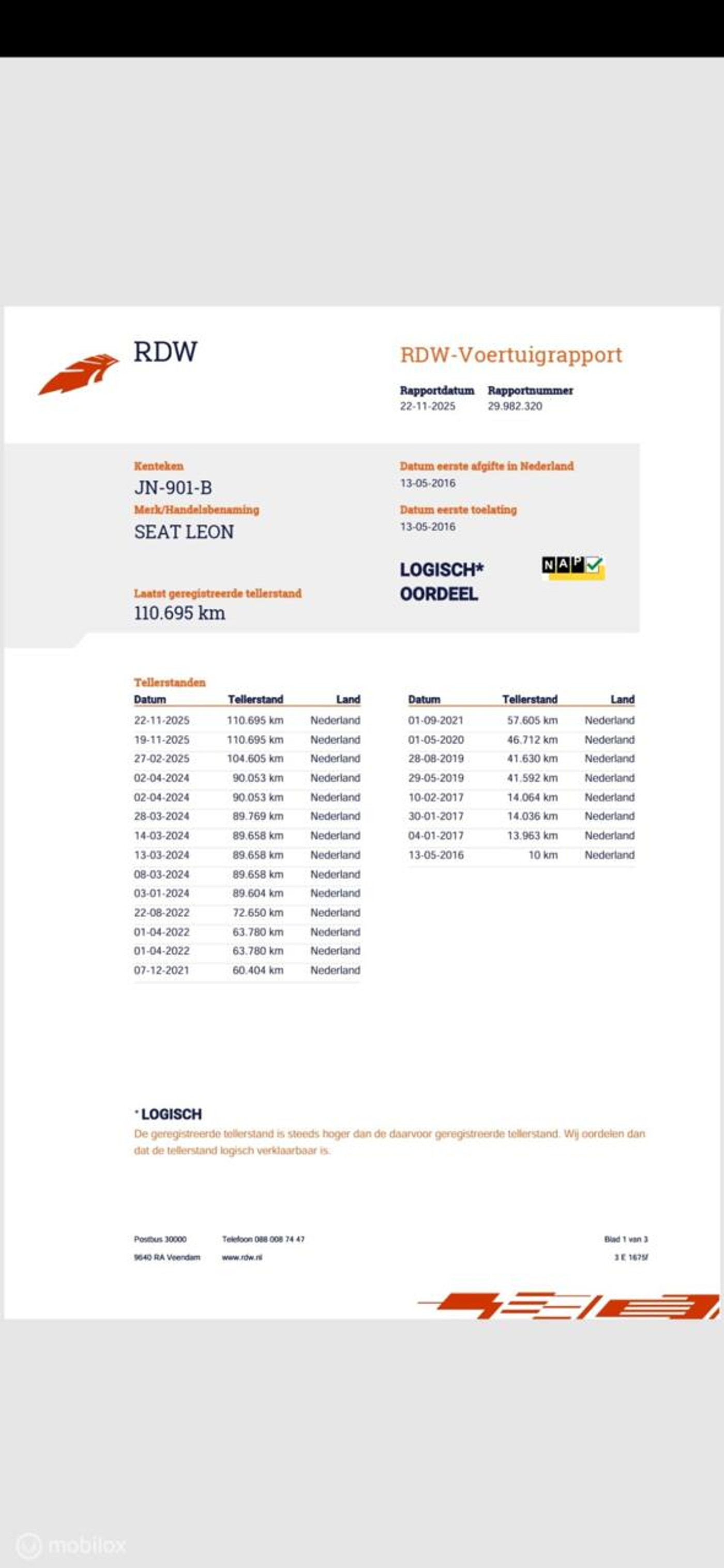 Foto van Seat Leon