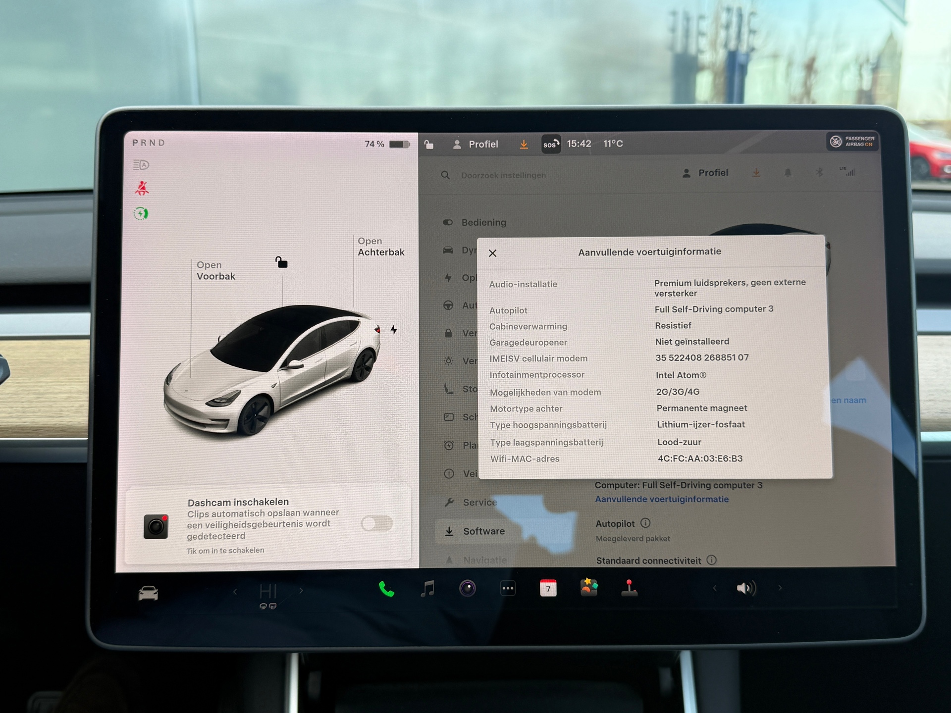 Foto van Tesla Model 3