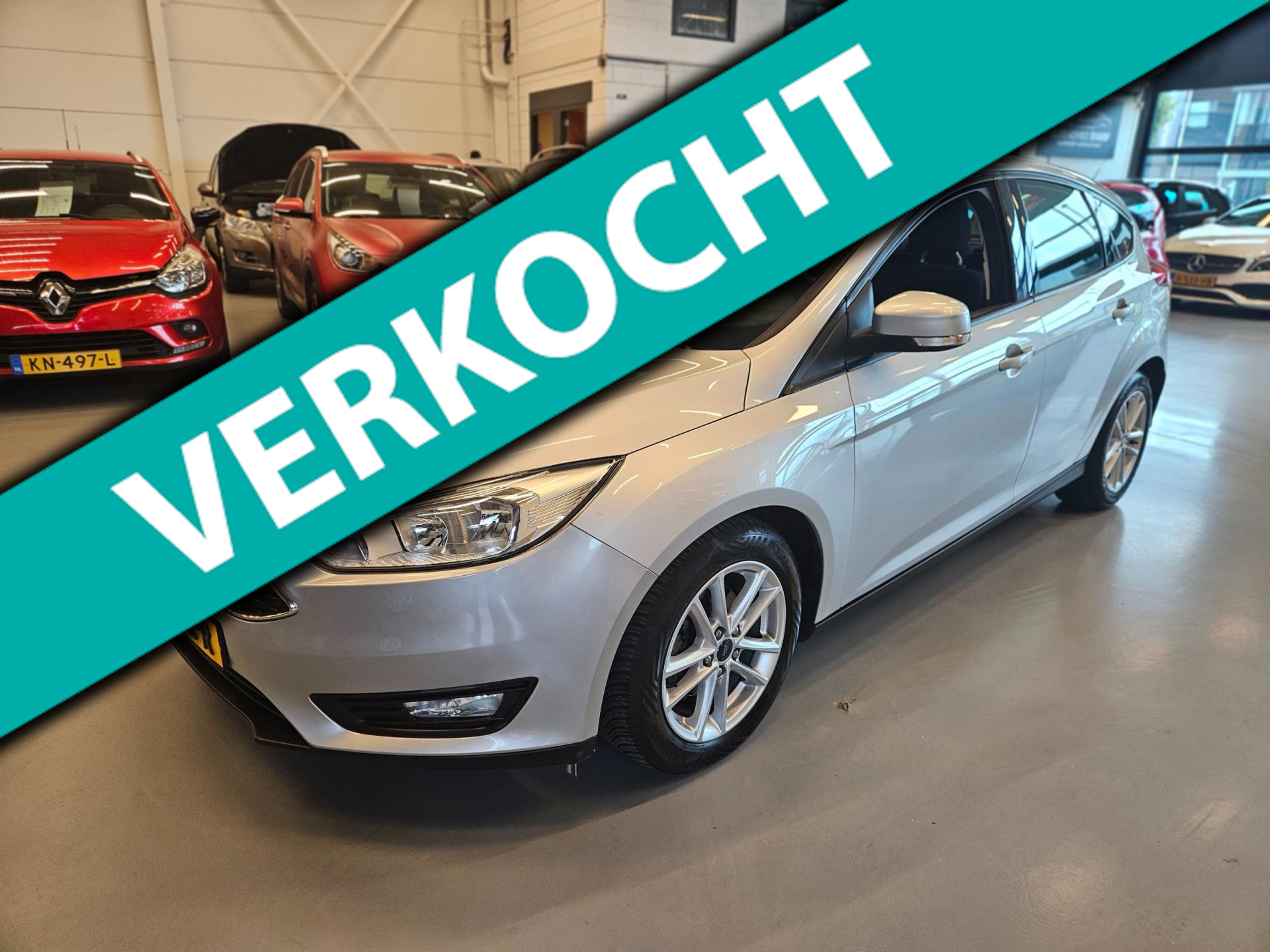 Ford Focus 1.0 Lease Edition Cruise/Trekhaak 69000 km !! 2017 - voorkant