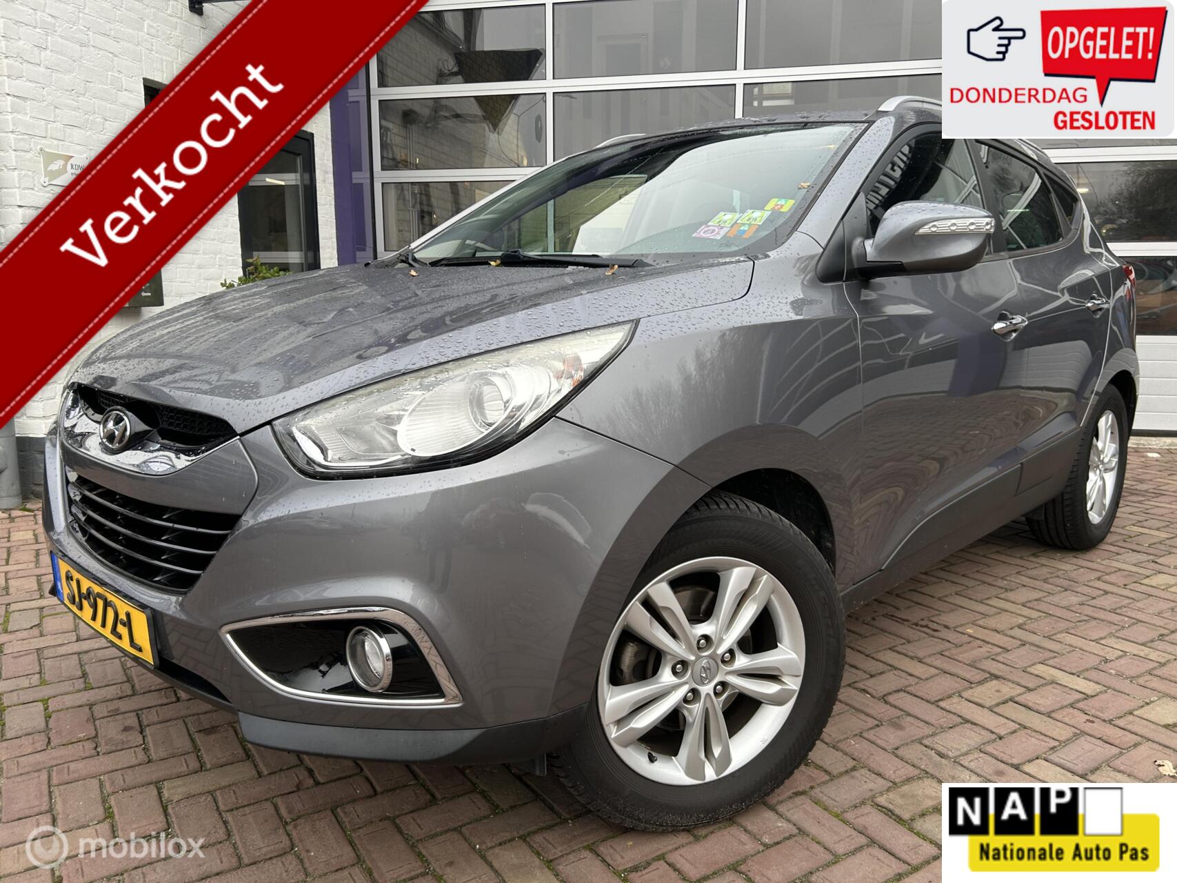 Hyundai Ix35 1.6i GDI Dynamic * NAVIGATIE * LEDER * AIRCO 2012 - voorkant