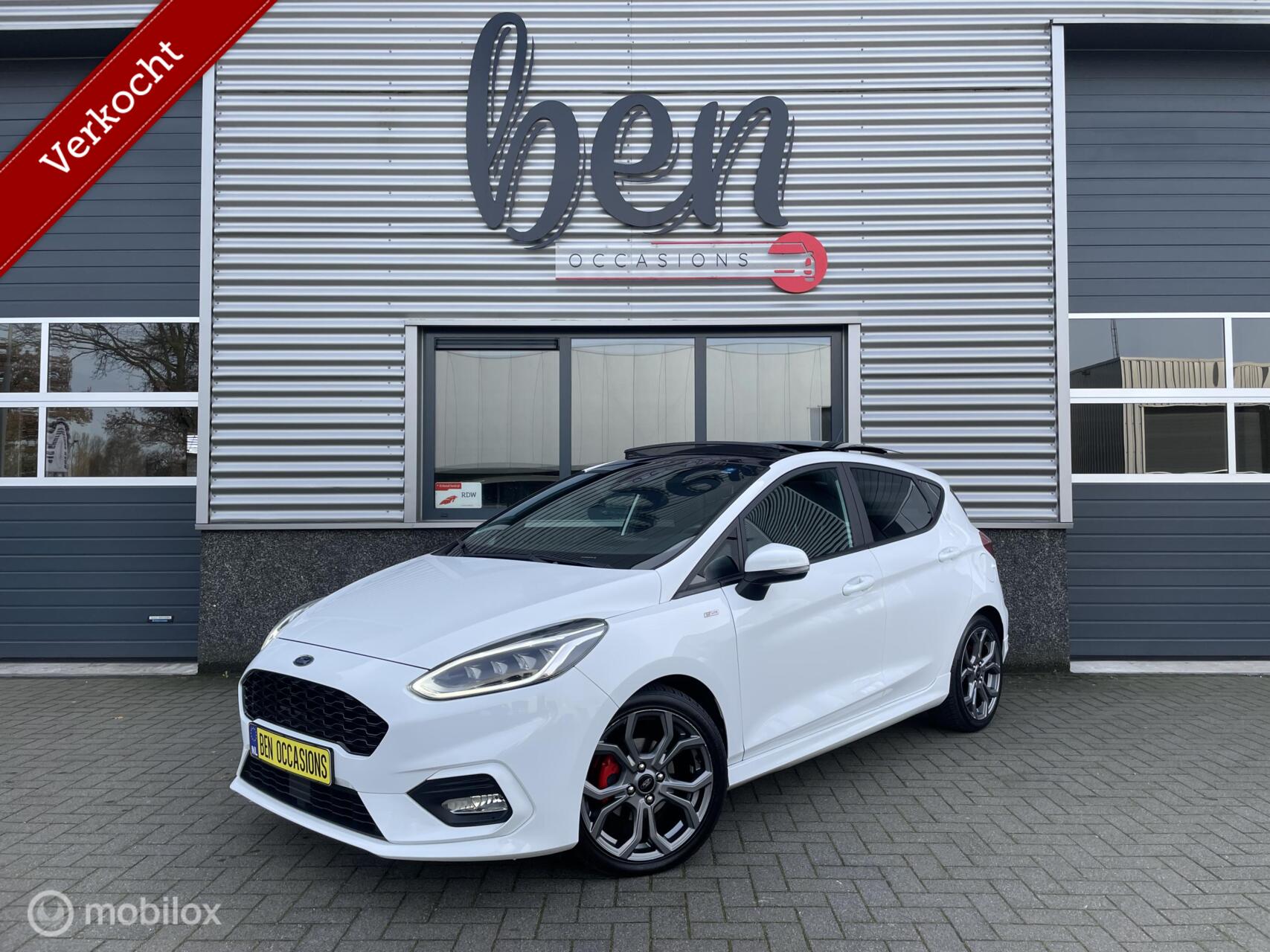 Ford Fiesta 1.0 EcoBoost ST-Line 1e Eig Pano TOPSTAAT!! 2019 - voorkant