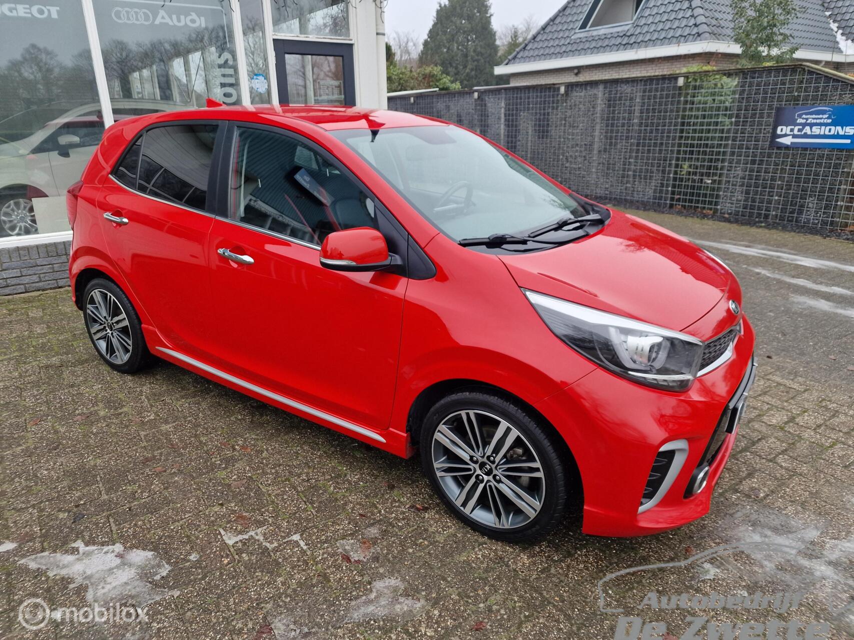 Kia Picanto 1.2 CVVT GT-Line Metallic Rood 2017 - voorkant