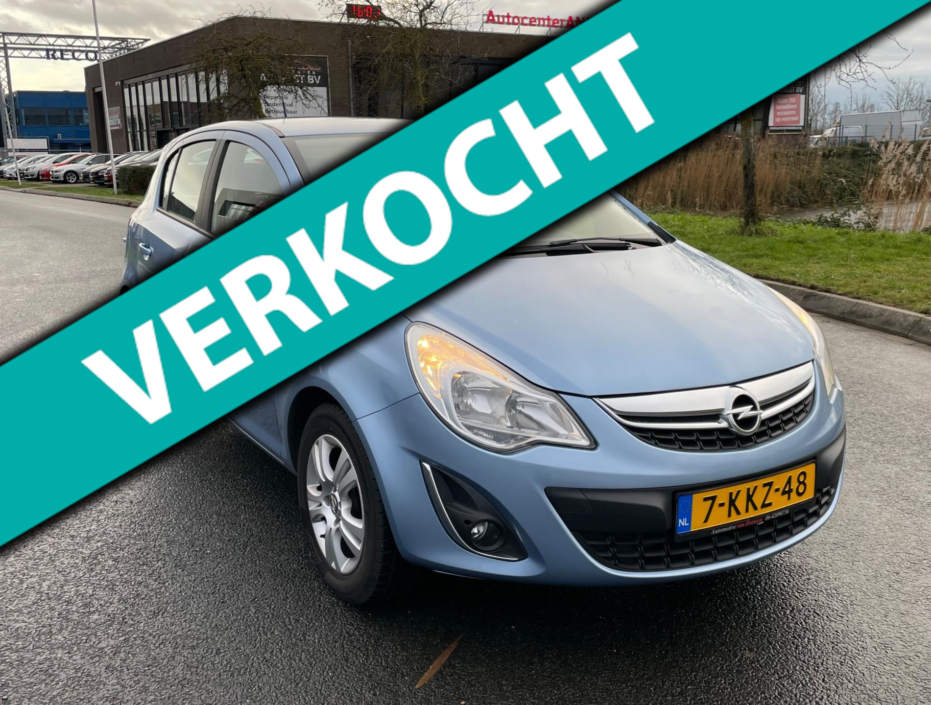 Opel Corsa 1.2-16V Berlin, 5drs, Navi, Airco, Cruise, Bluetooth, Elektr ramen, Lmv, 1e eig afk, Geen import, Nap, Unieke kmstand! 2013 - voorkant