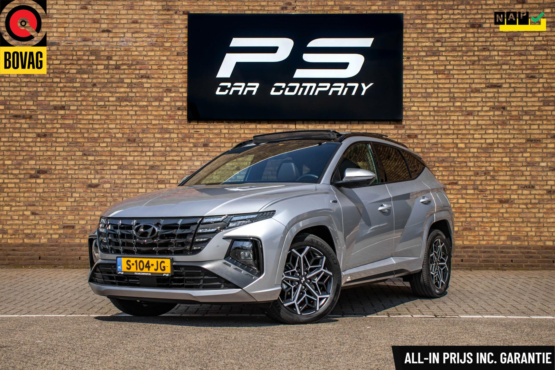 Hyundai Tucson 1.6 T-GDI PHEV, N-line Premium Sky 4WD, NL 2023 - voorkant