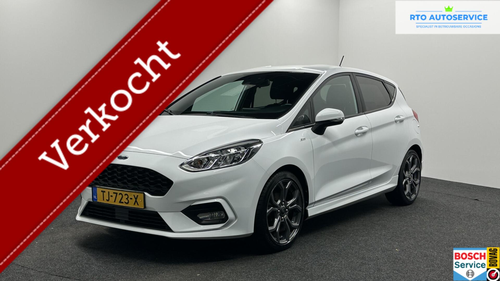 Ford Fiesta 1.0 EcoBoost ST-Line CAMERA ECC CRUISE LM NAVI CARPLAY. 2018 - voorkant