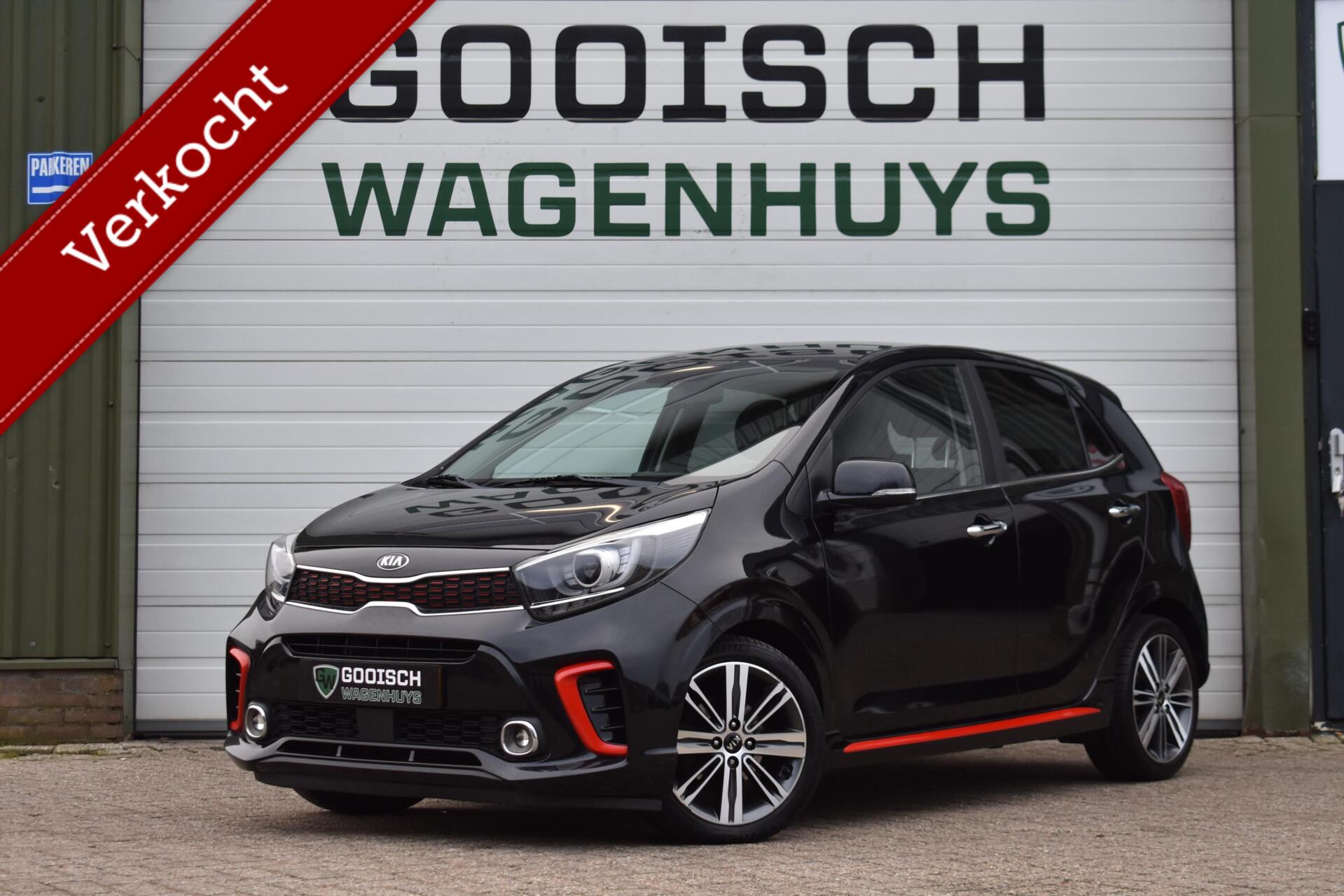 Kia Picanto 1.0 T-GDI GT-Line | Carplay | Stoel/Stuurverwarming | 100PK! | 2018 - voorkant