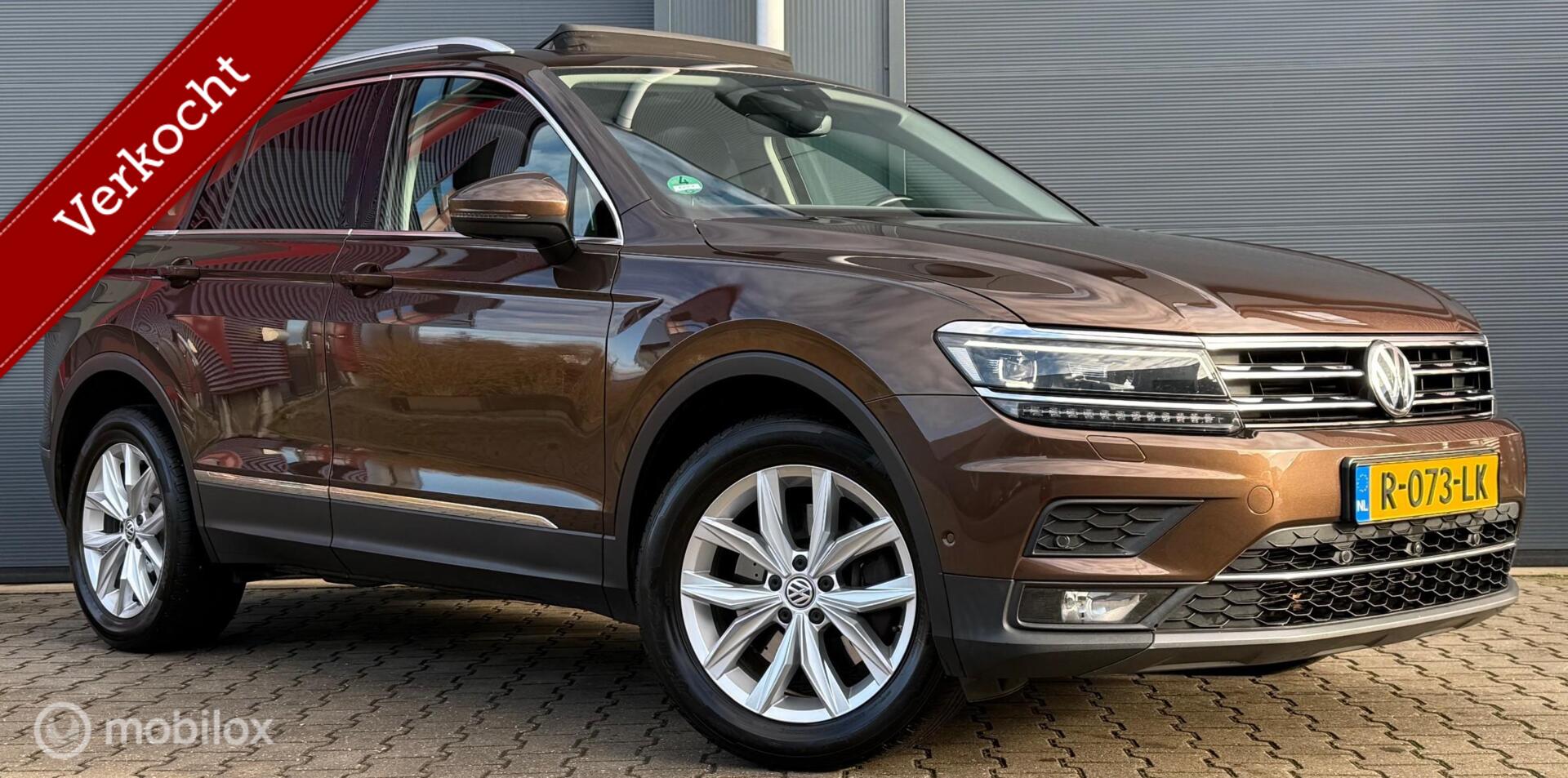 Volkswagen Tiguan 2.0 TSI 4Motion Highline Pano.dak/Trekhaak/LED 2017 - voorkant